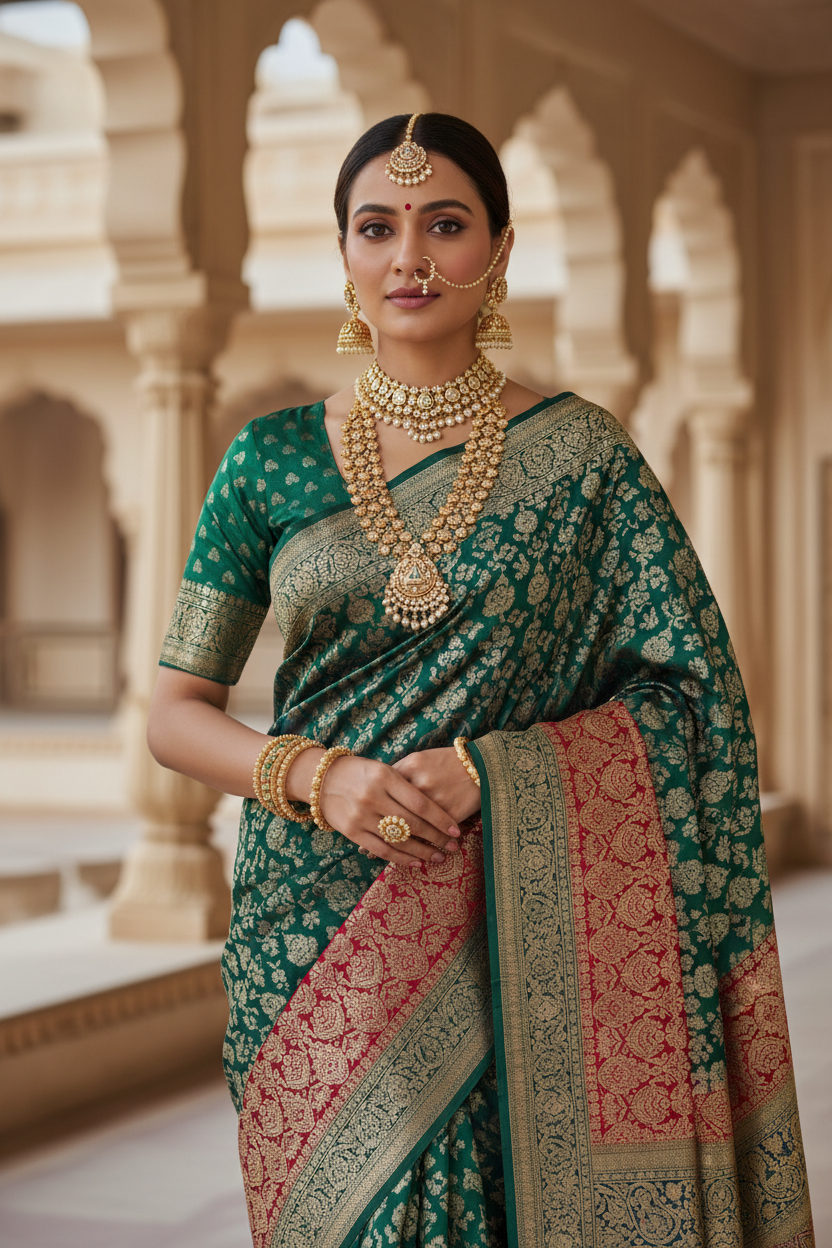 How to Style Jewellery with Sarees