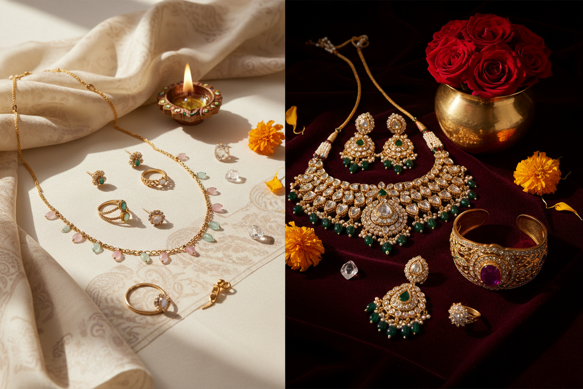 How to Style Jewellery for Daytime vs Evening Festive Celebrations