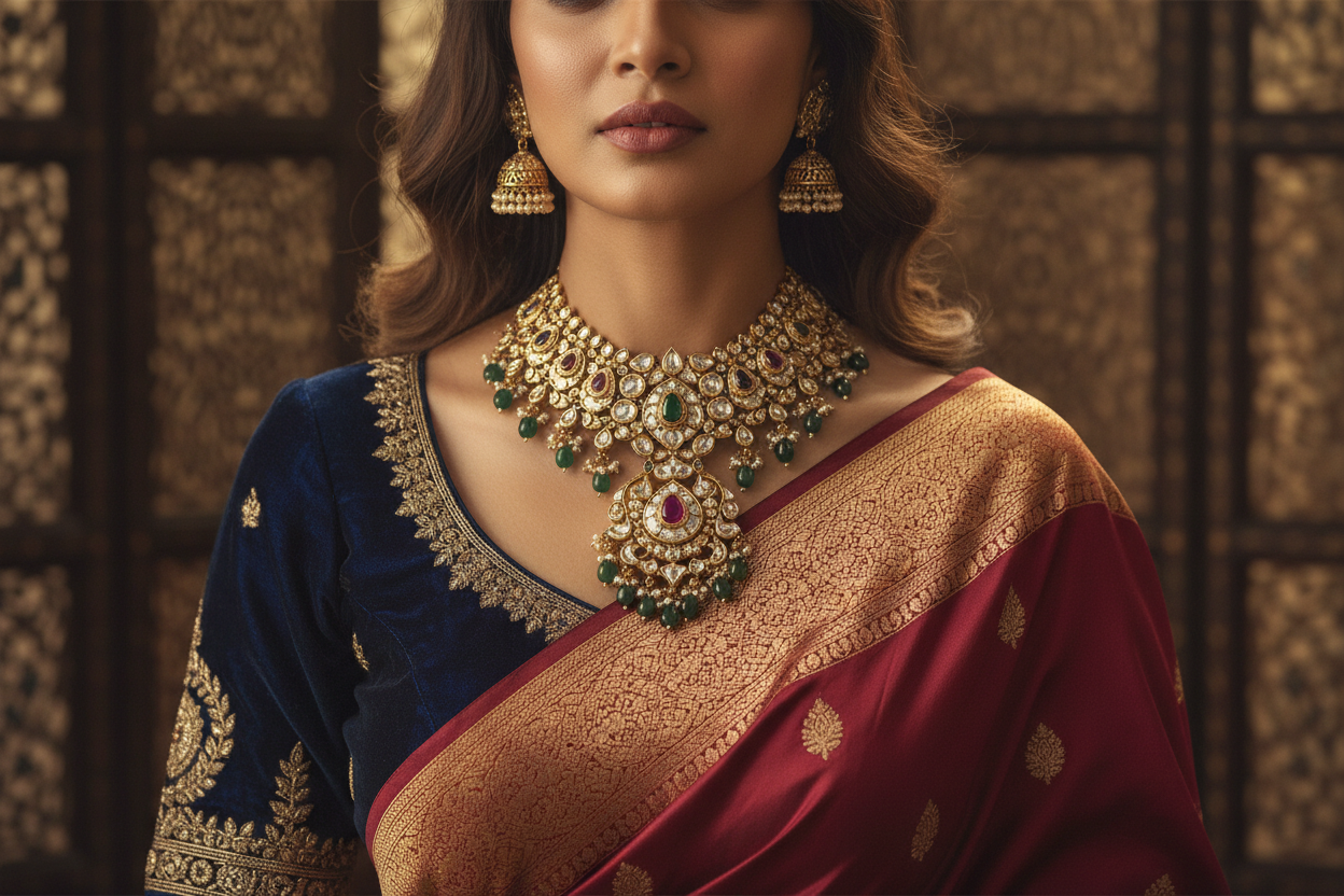 How to Style Statement Necklaces with Indian Outfits
