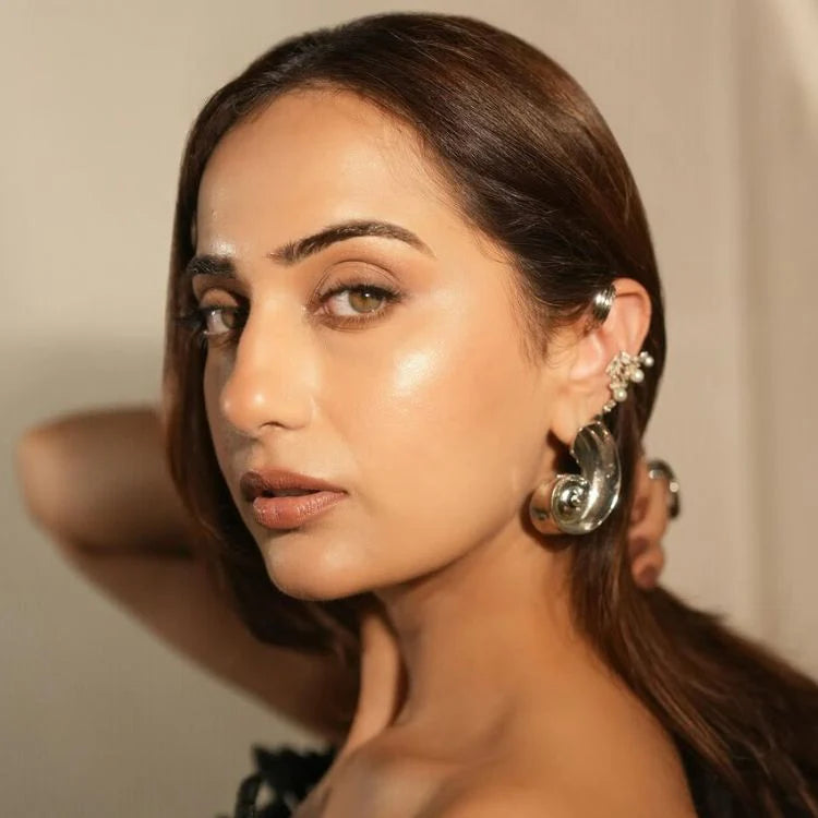 Silver Starlit Earcuffs