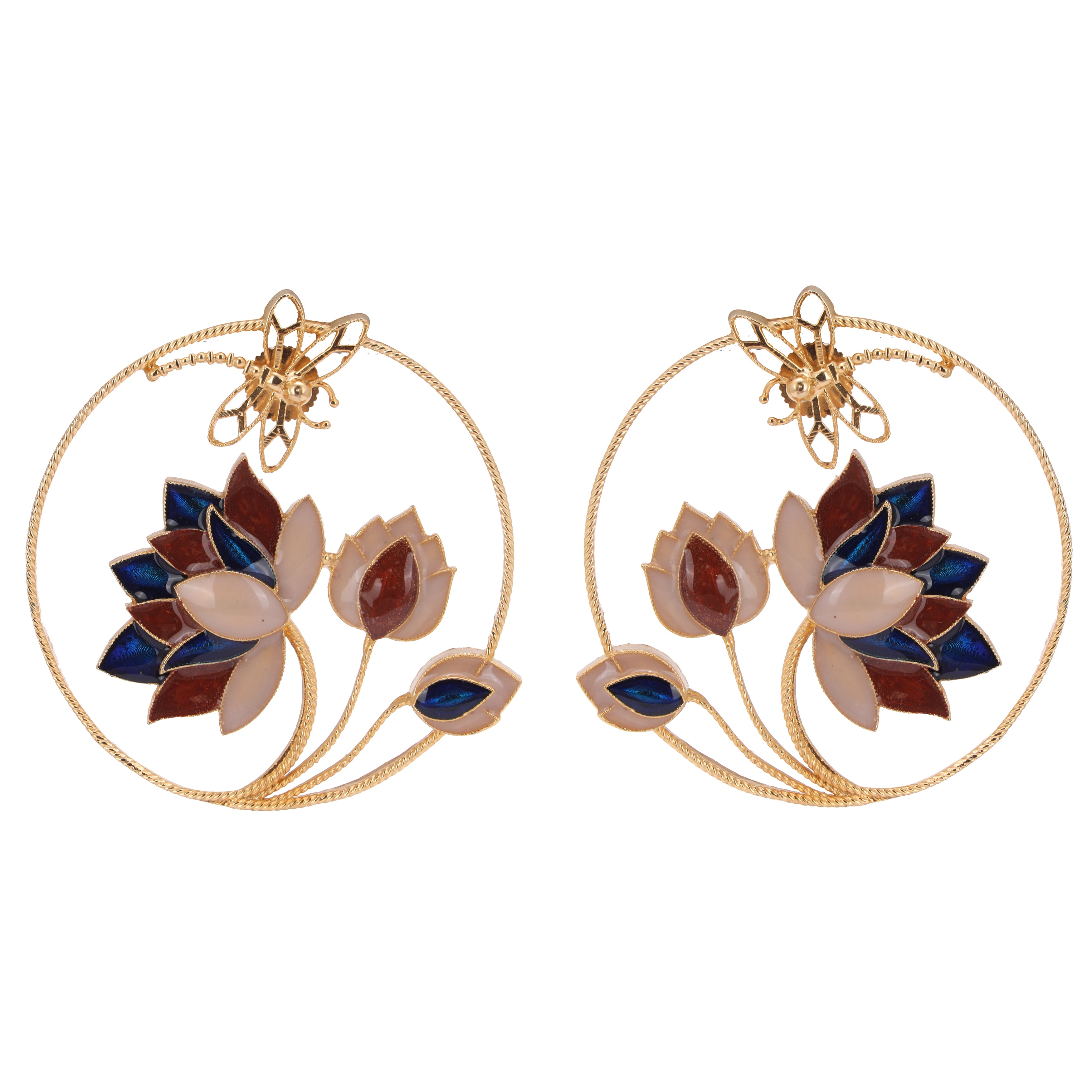 Artisinal rustic earrings