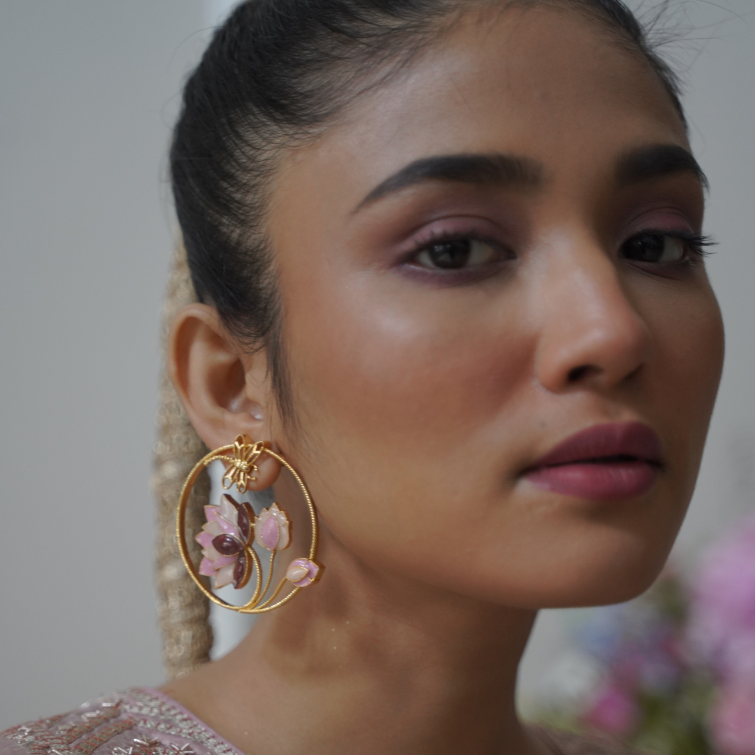 Ethereal blume earrings