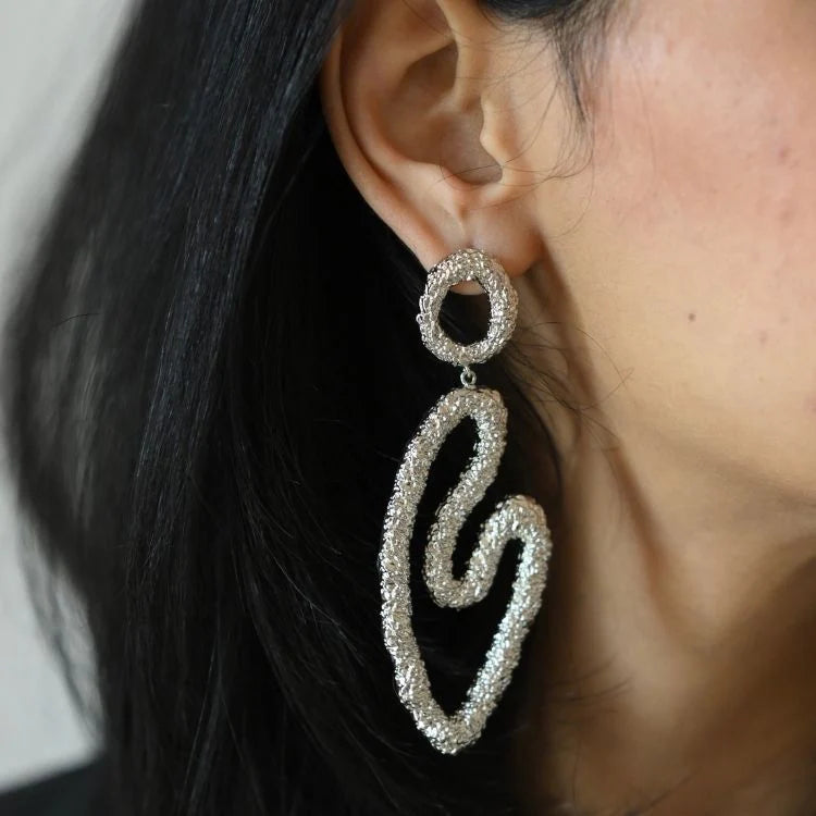 Silver Misty Earrings