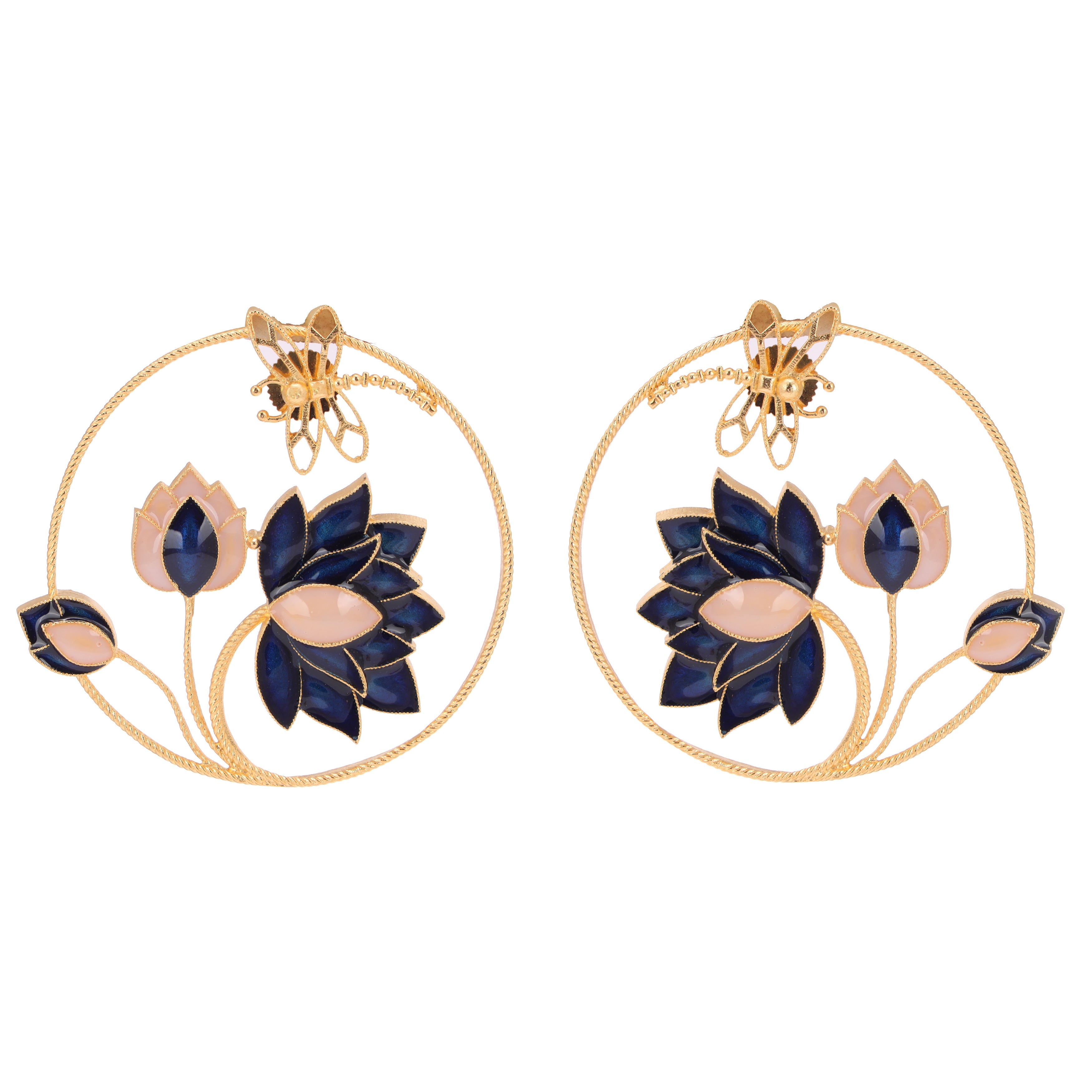 Ethereal midnight earrings