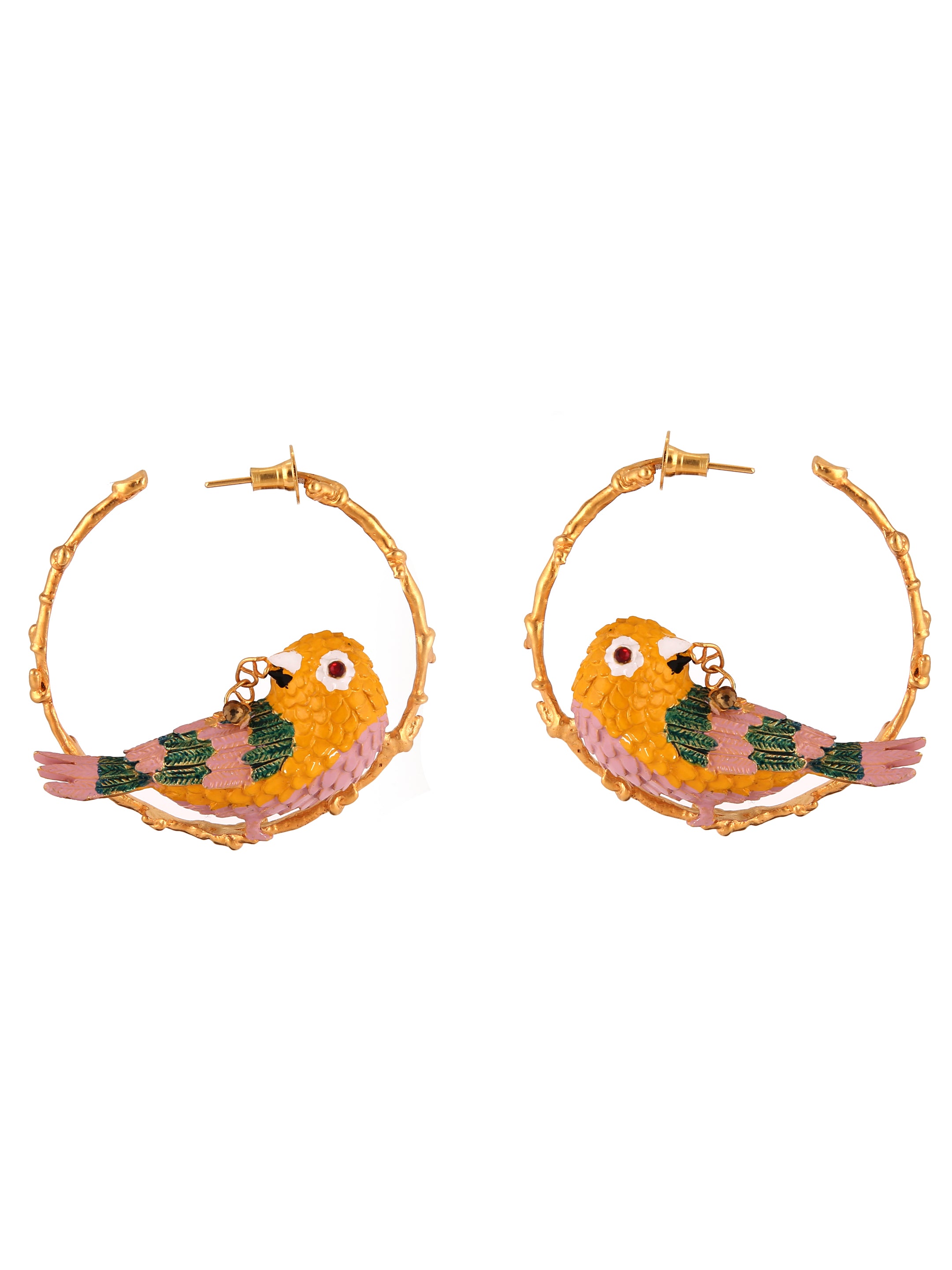The quiescent bird earrings