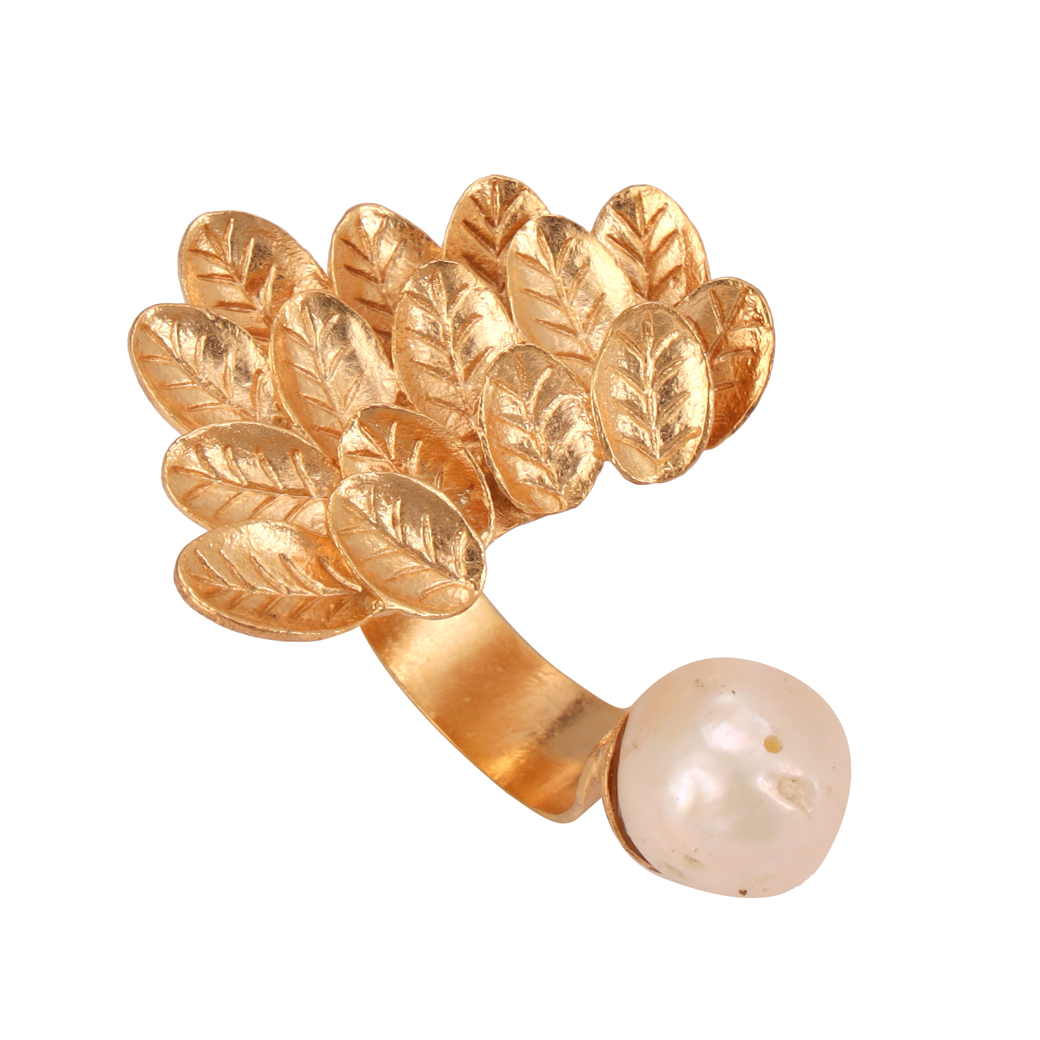 Baroque beauty gold ring