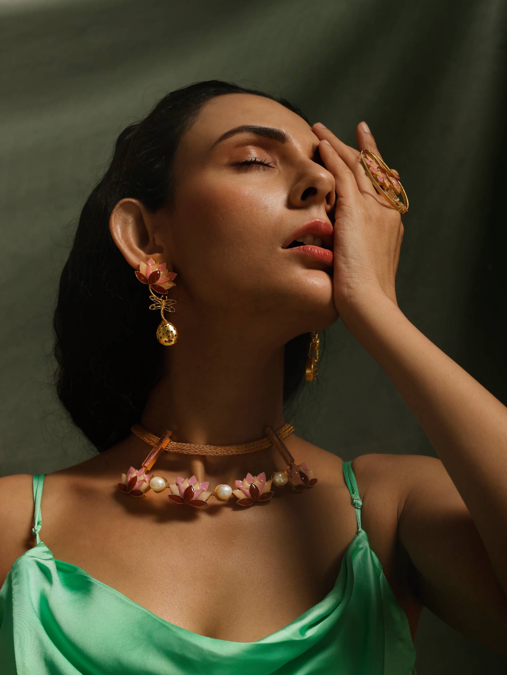 Statera blume earrings