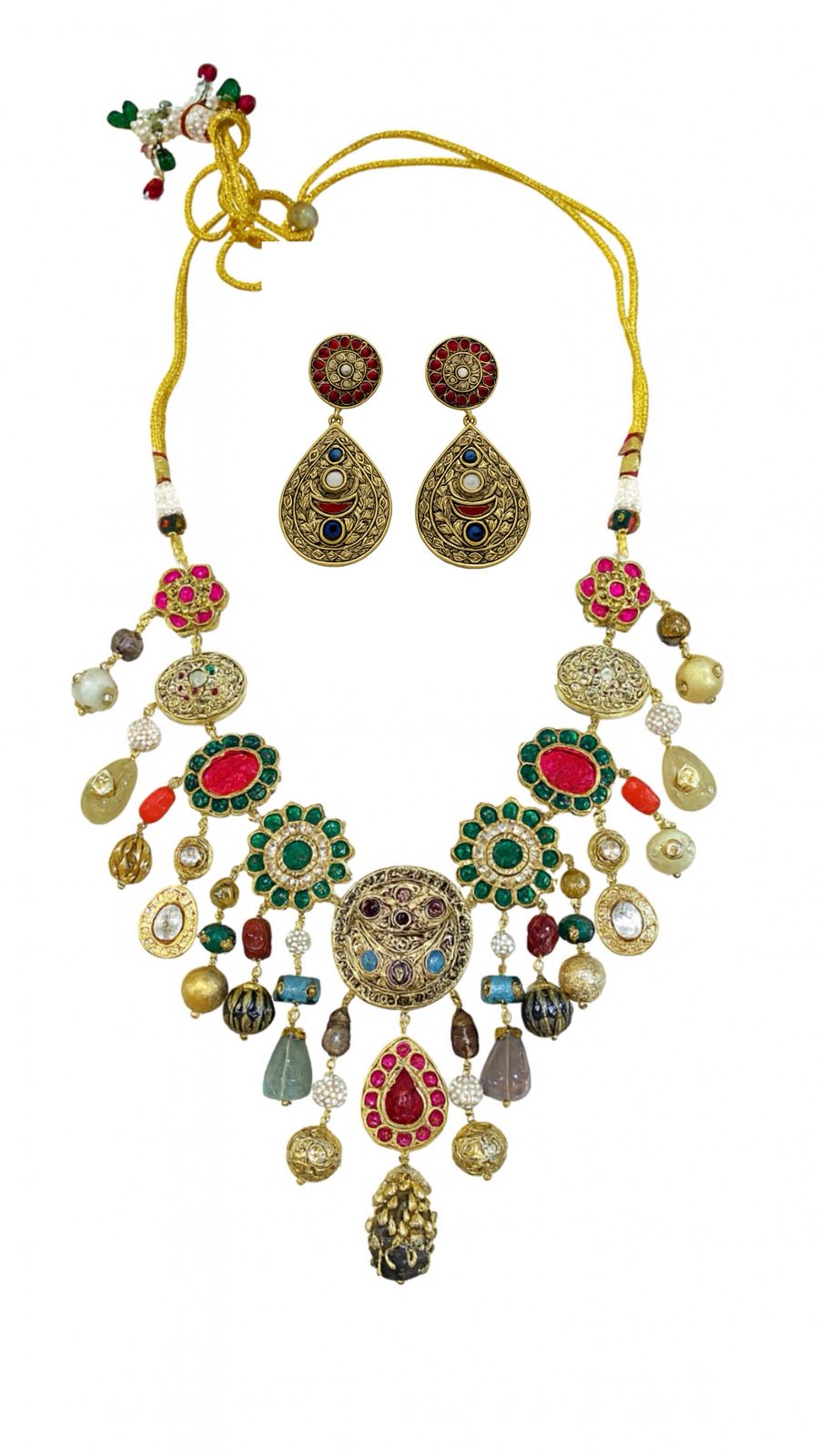 Rang-ratna rajputana neclace