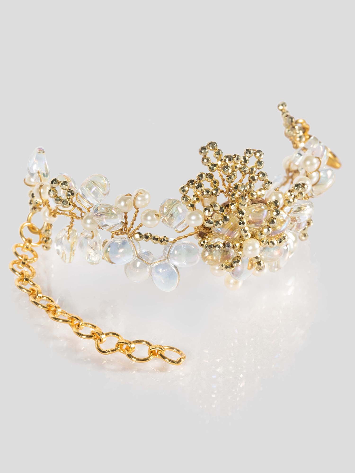 Blushing tulip bracelet