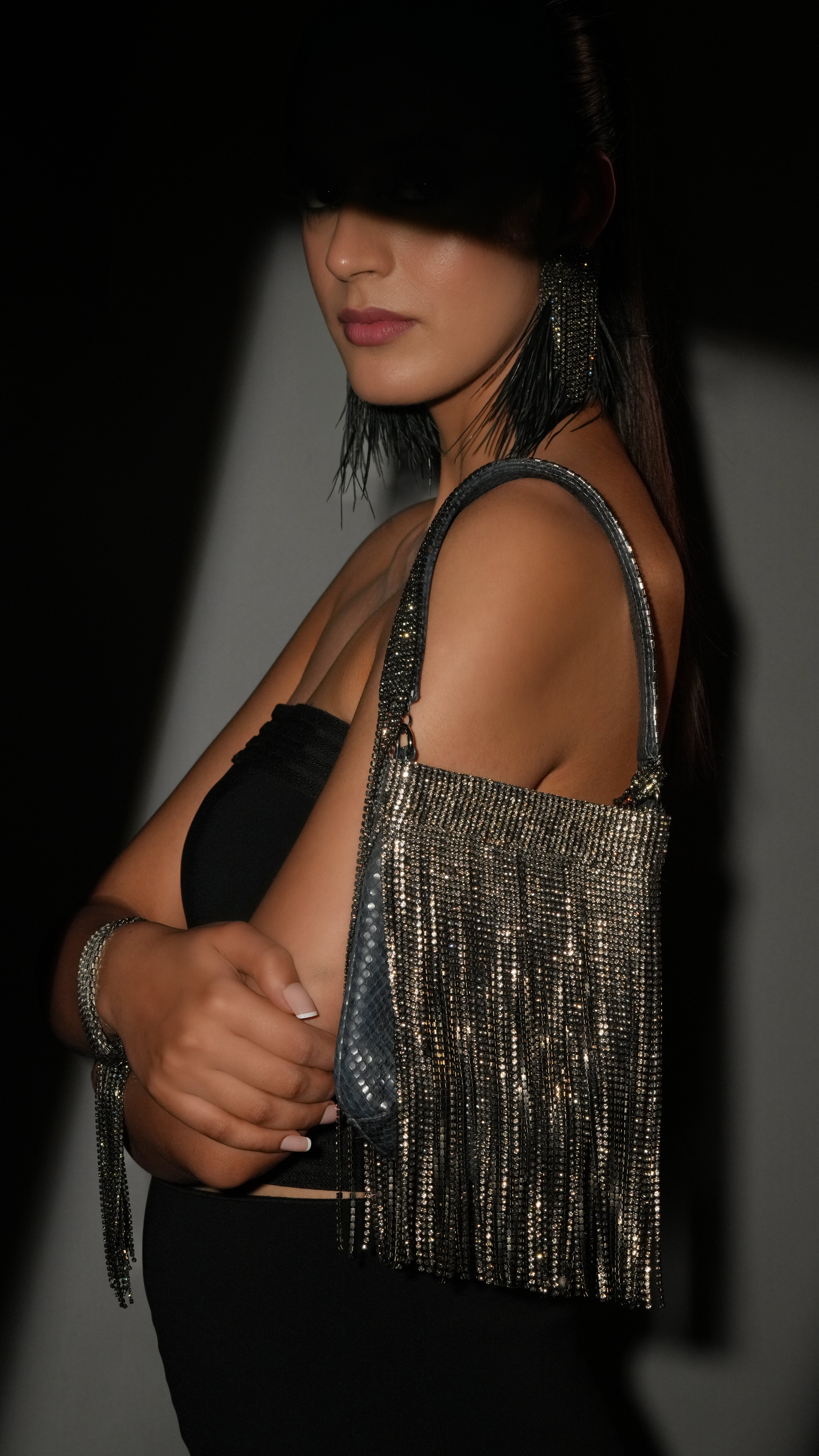 Crystal Dangling Bracelet