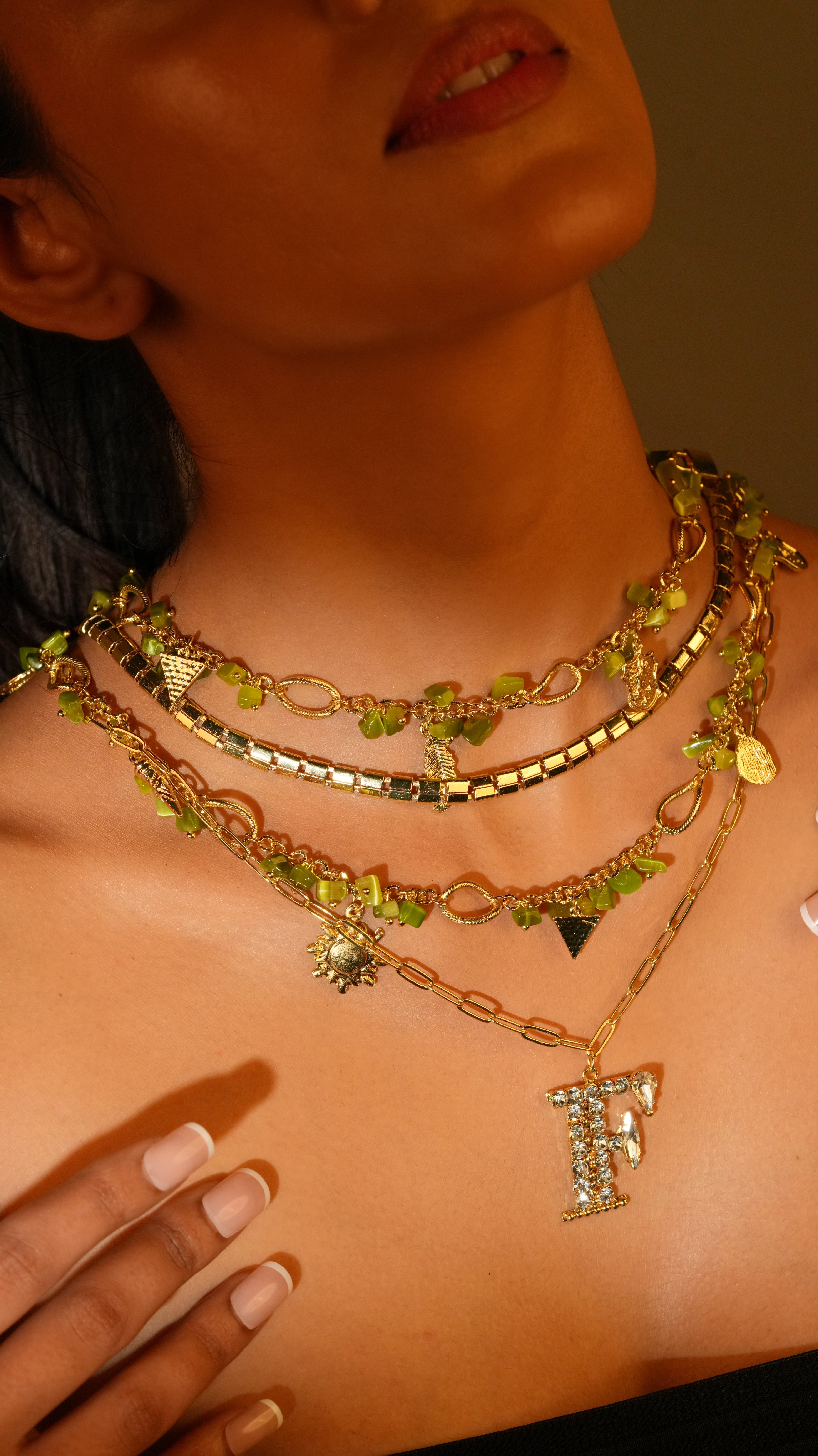 Custom Letter Charm Necklace