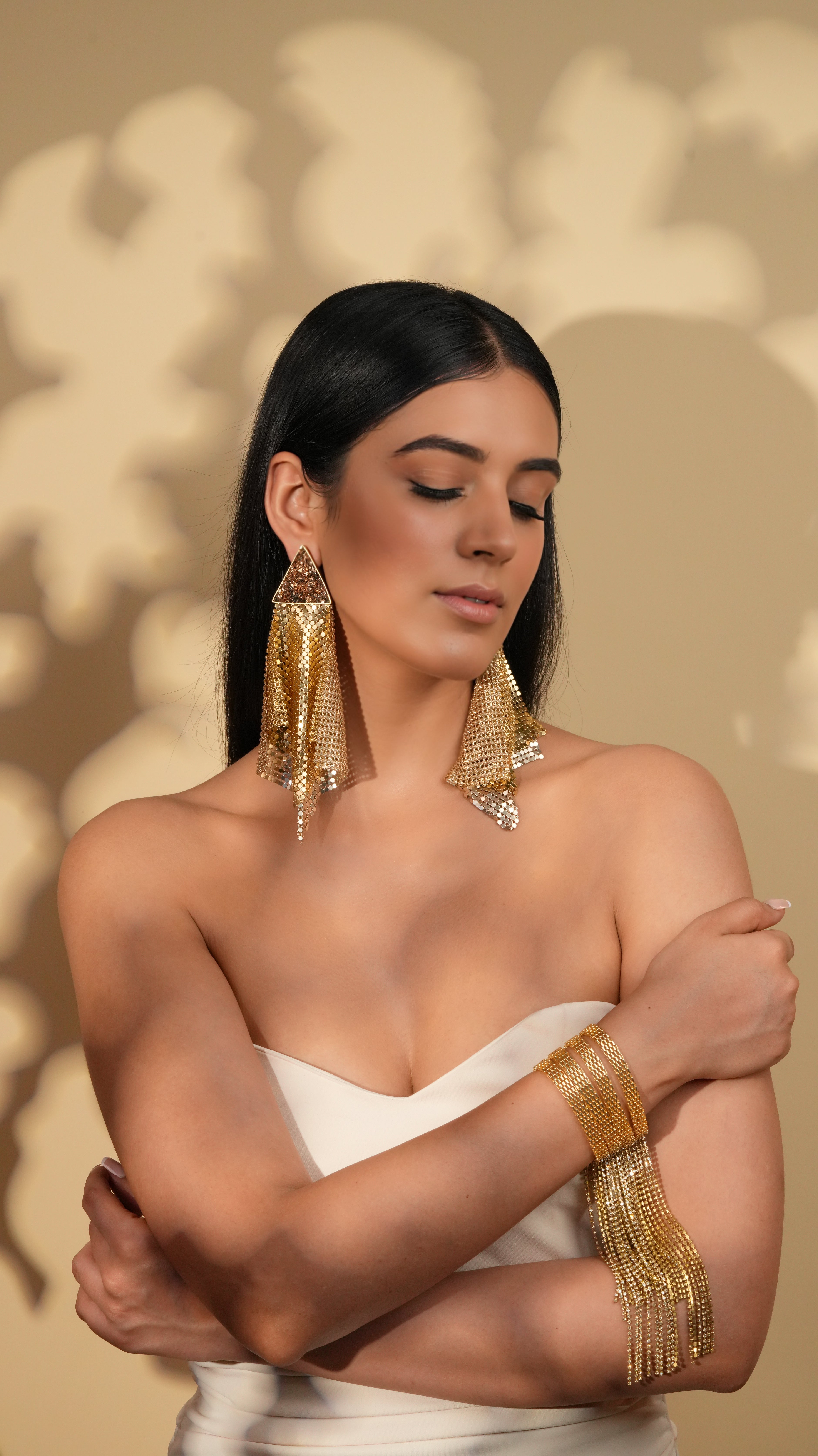 Gold Cascading Bracelet