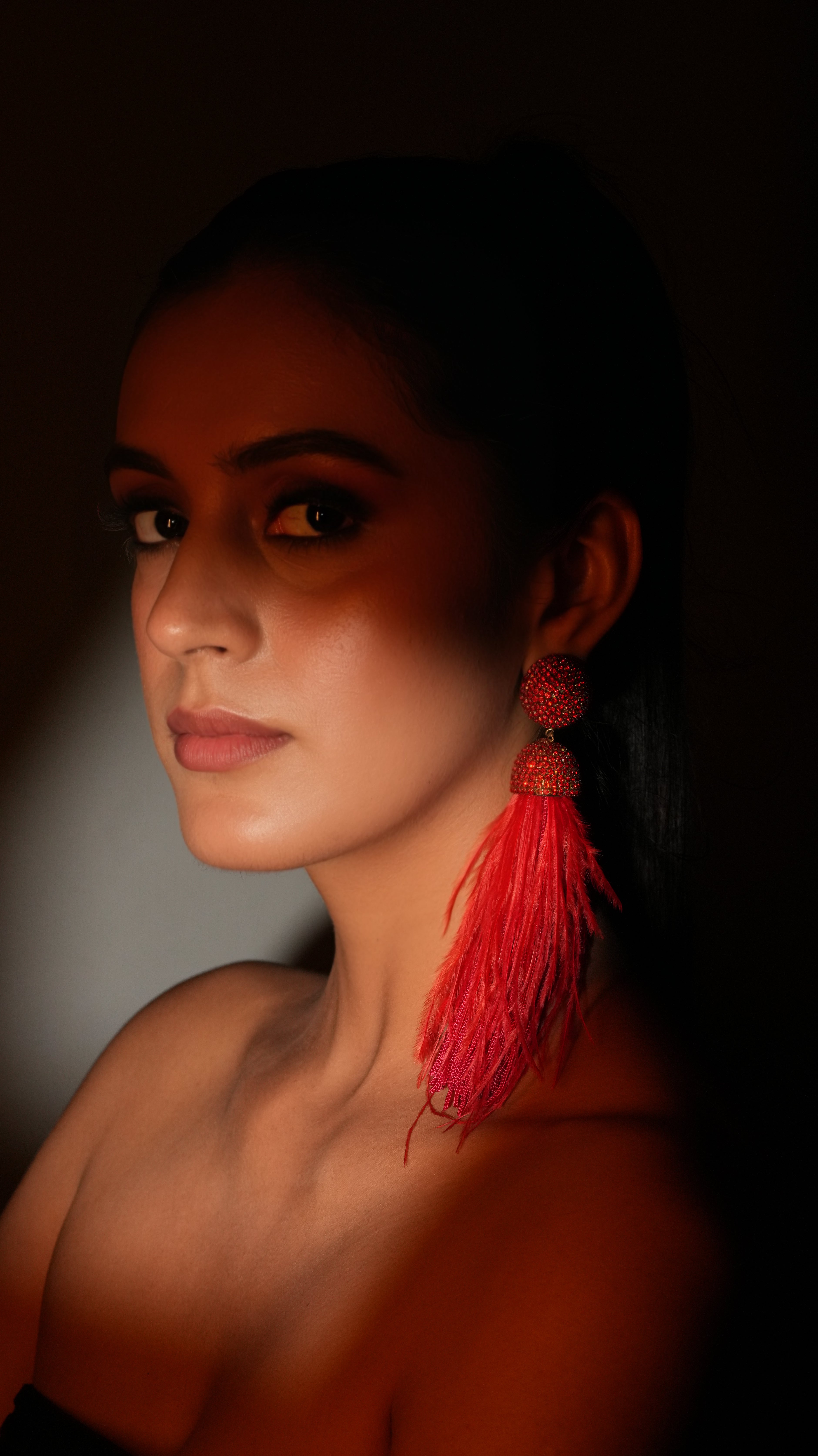 Crimson Feather Drops