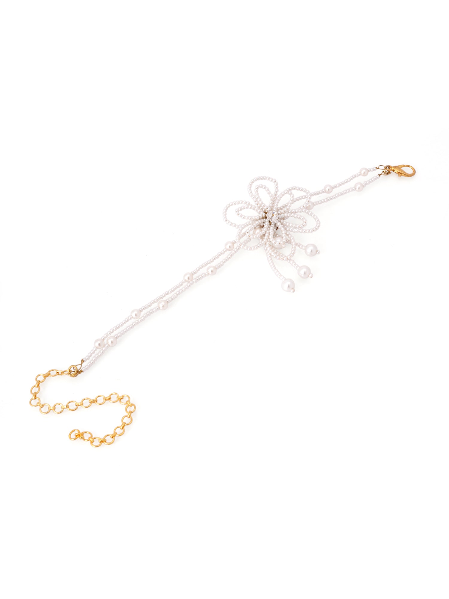 Kvetina choker white
