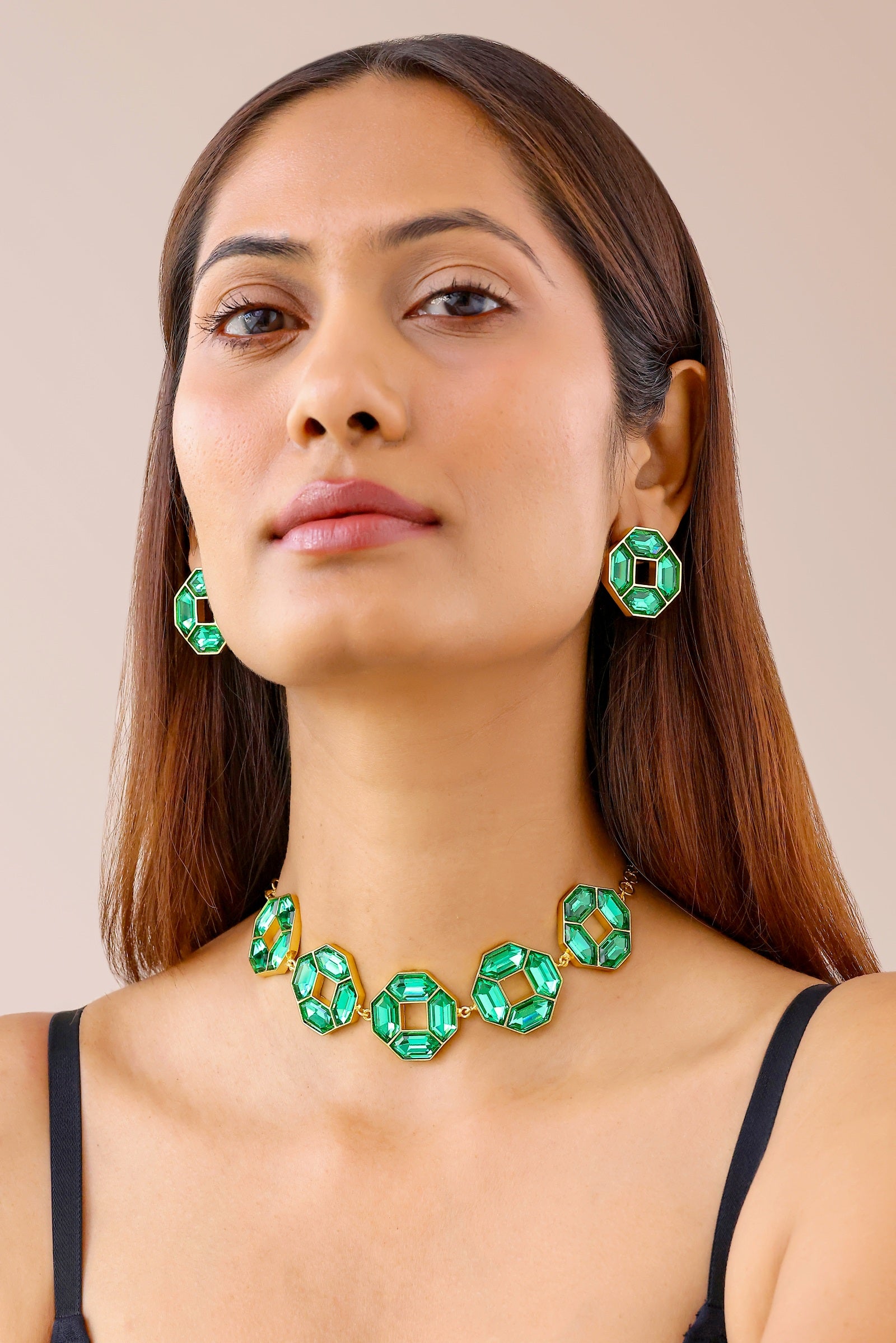 Cavana Necklace Set (Emerald)