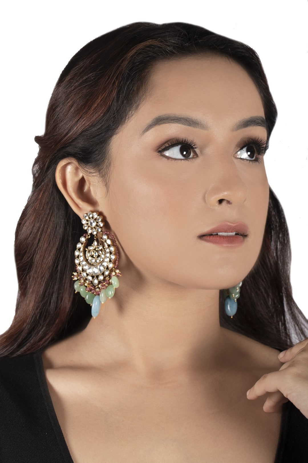 Sea Green And Pestle Blue Necklace Set