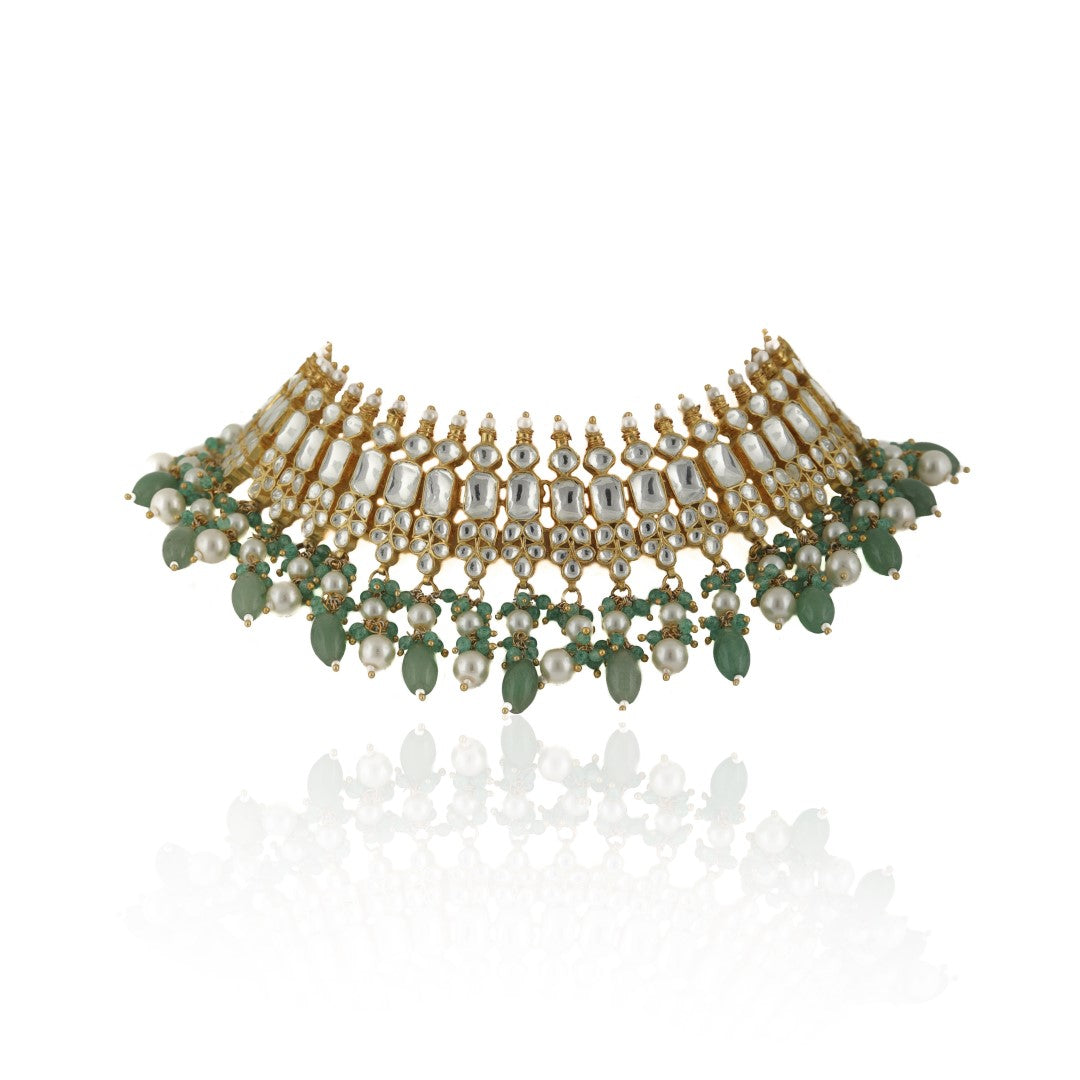 Light Green Necklace Set