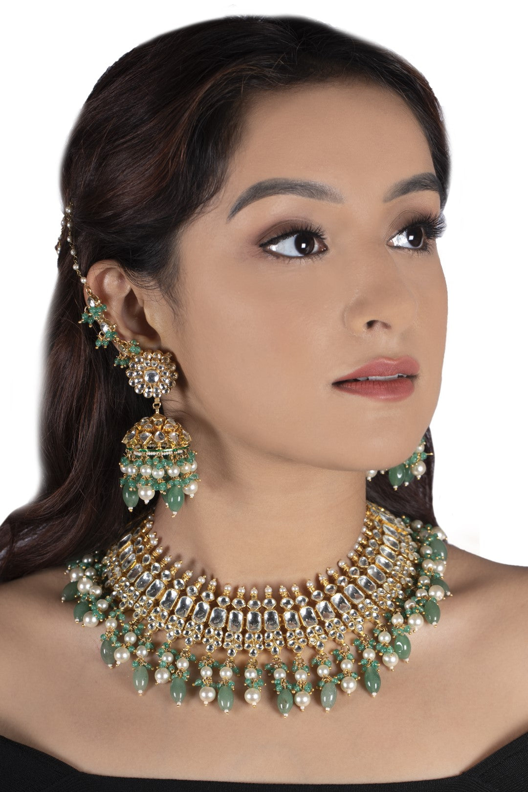 Light Green Necklace Set