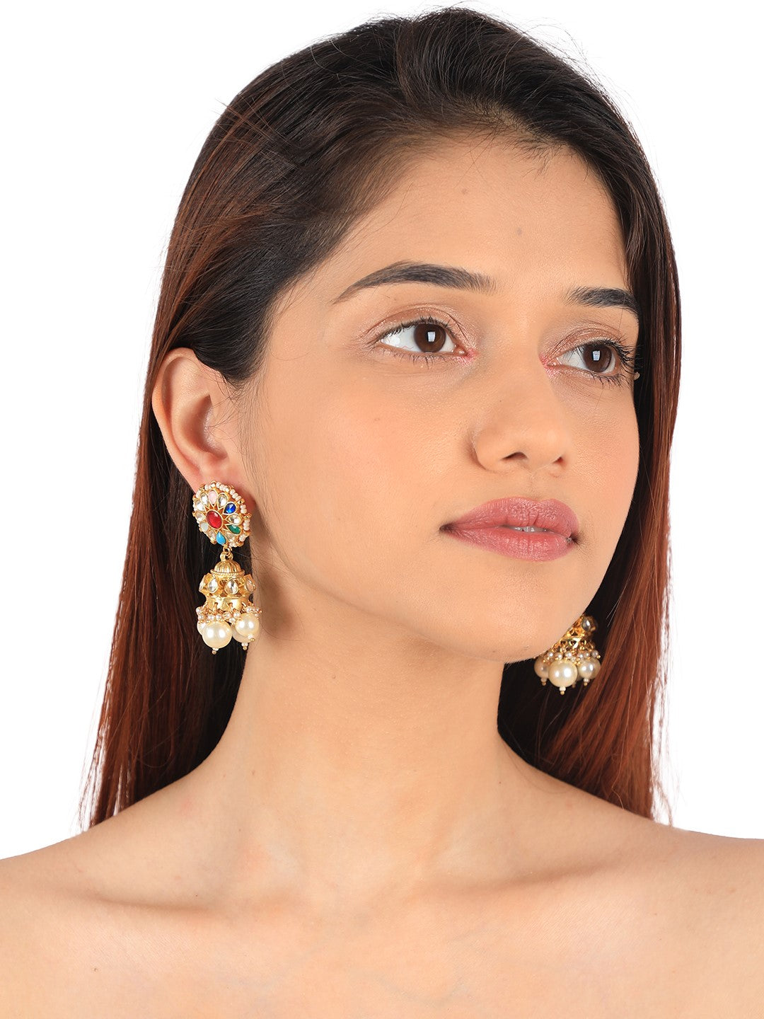Navratna multi choker set