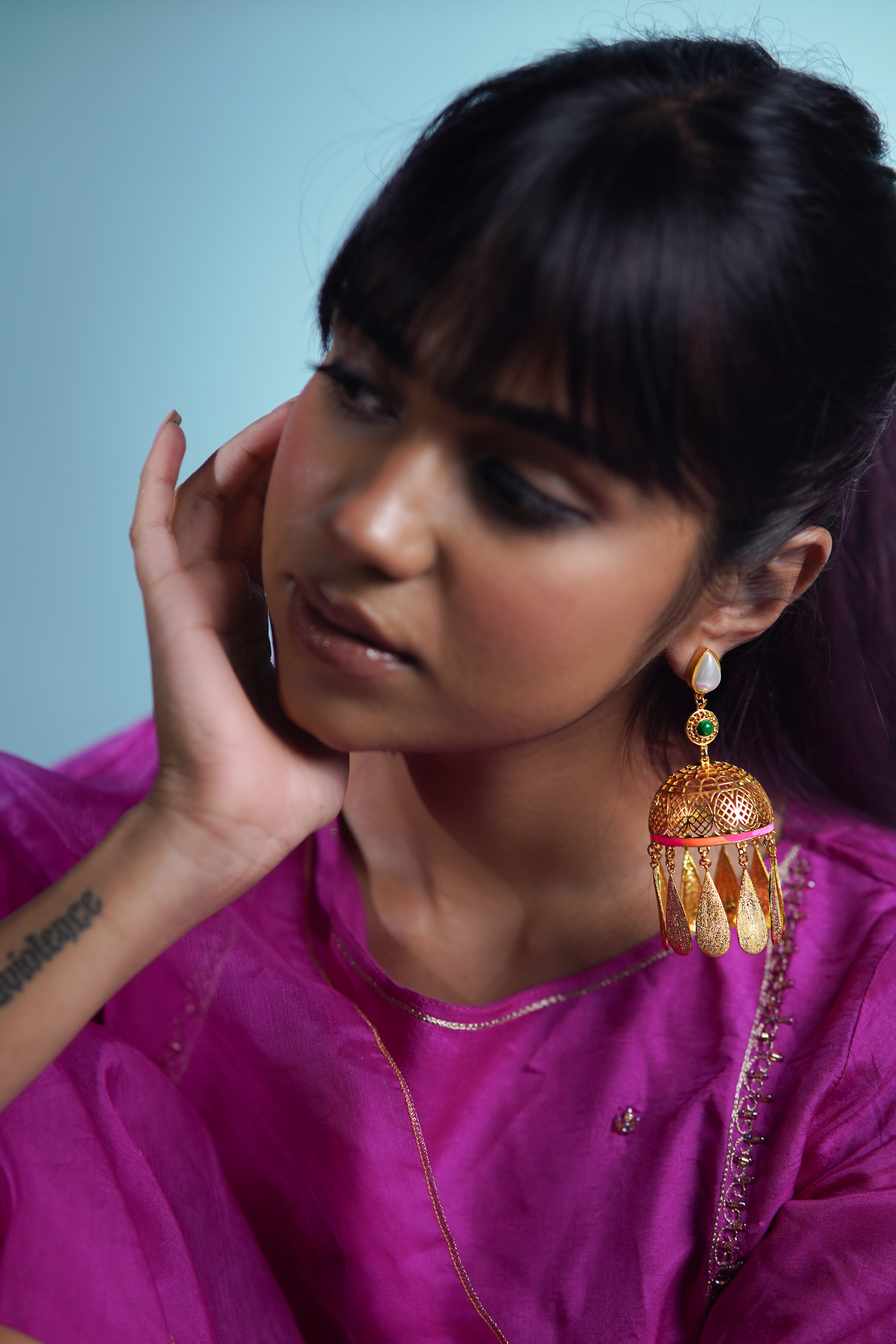 Alhambra jhumkas