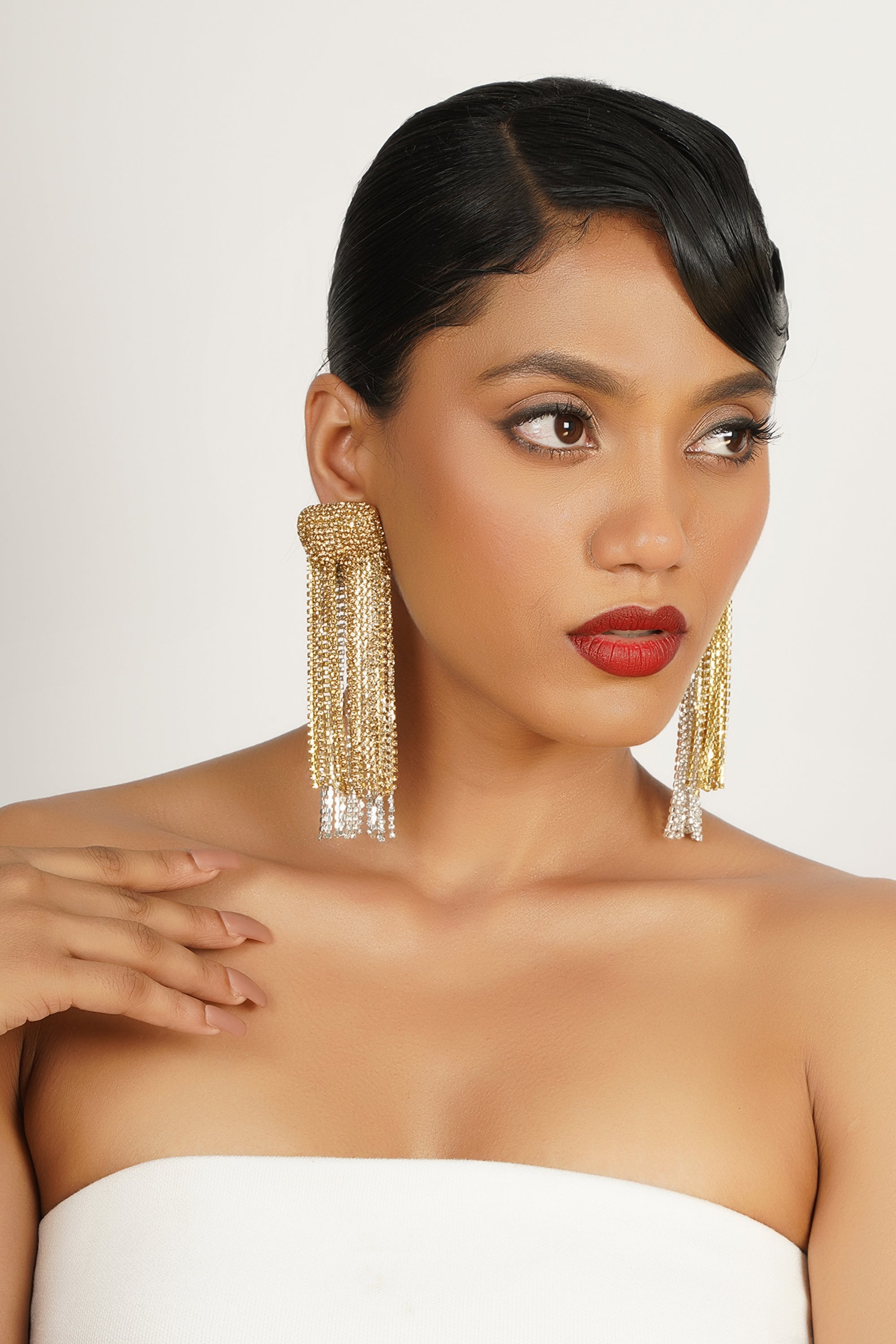 Crystal Long Chain Dangler 2