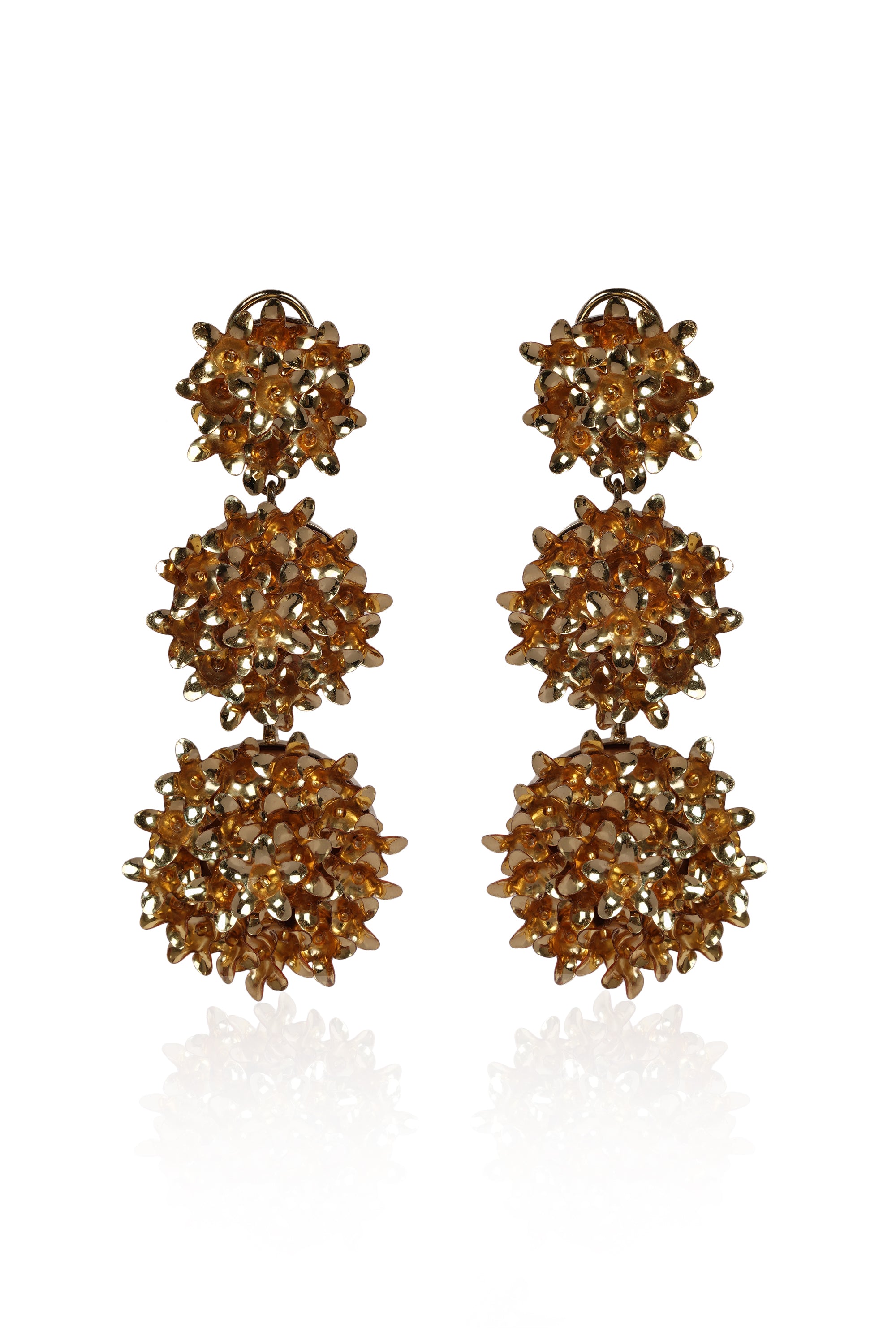 Floral Dangler earrings 2