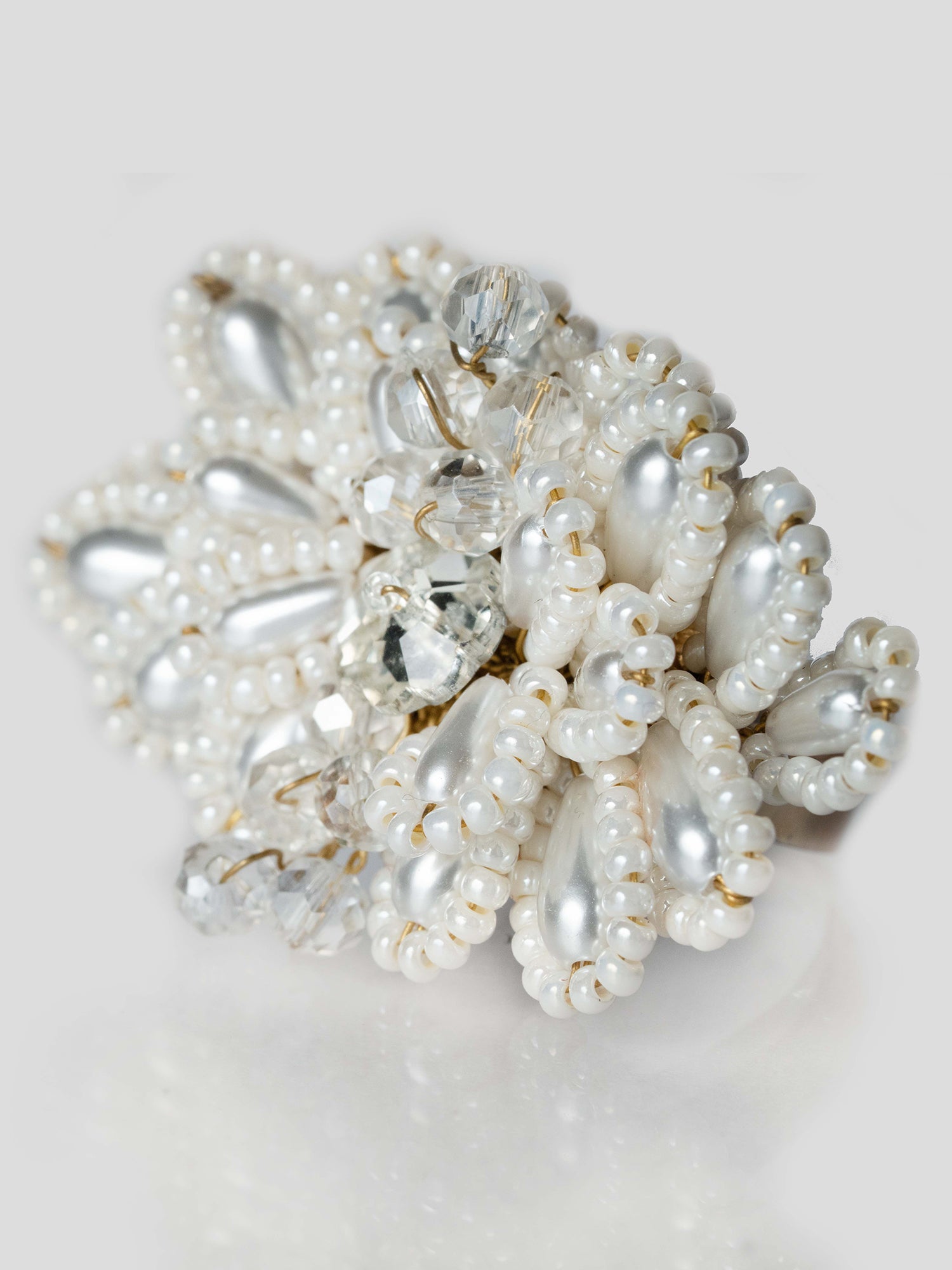Calla lily finger ring