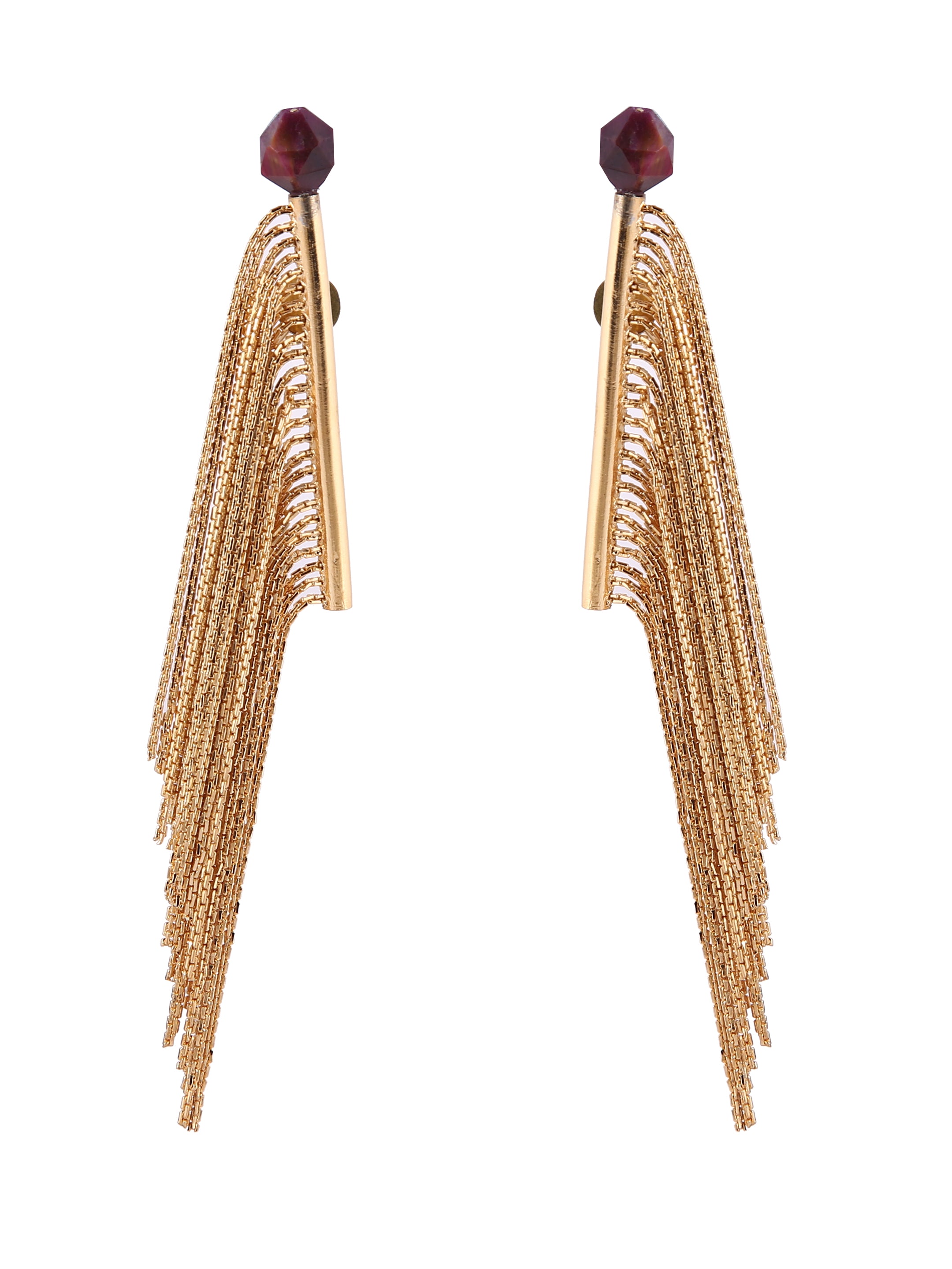 Grace goddess pewter earrings