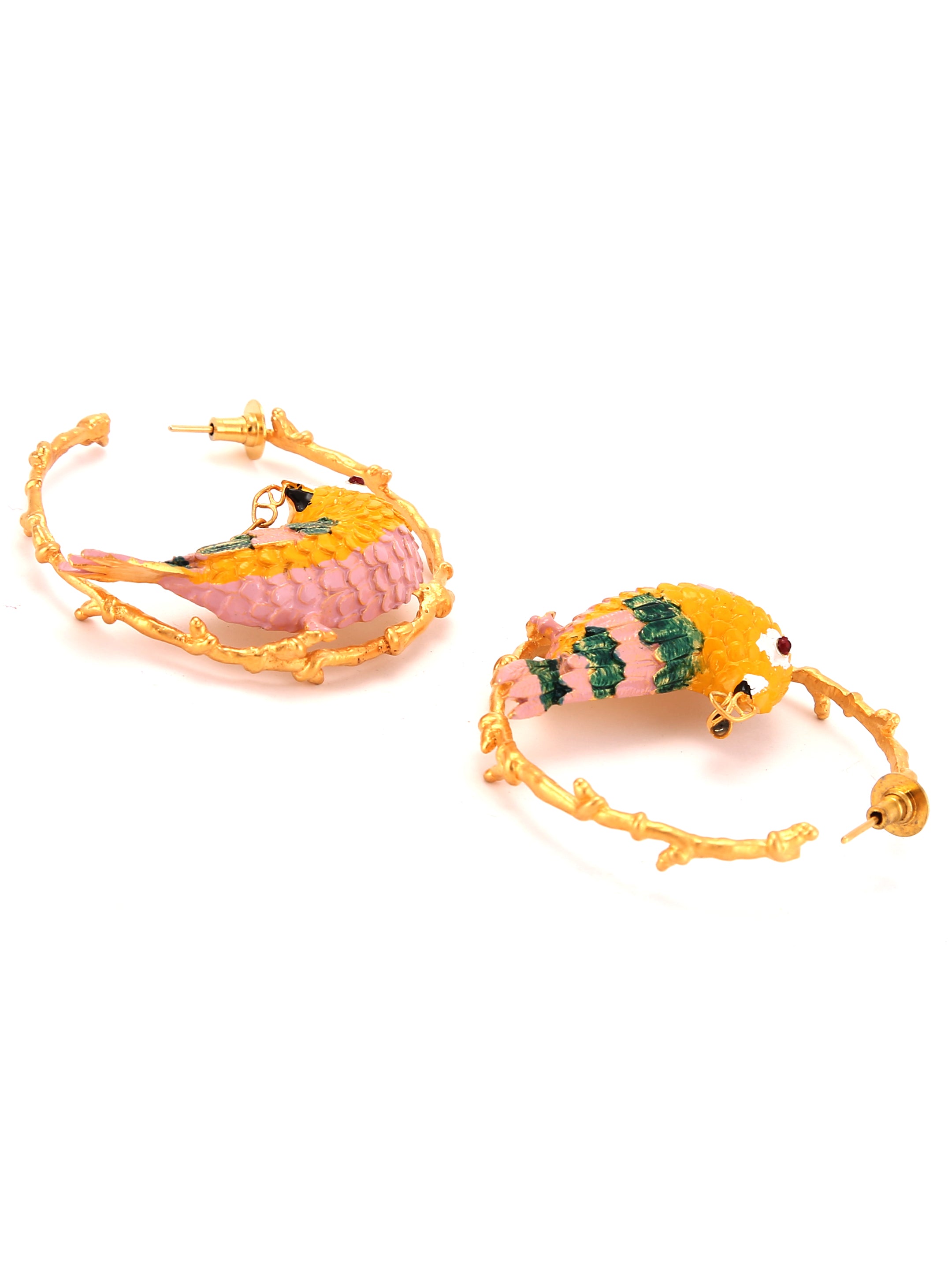 The quiescent bird earrings