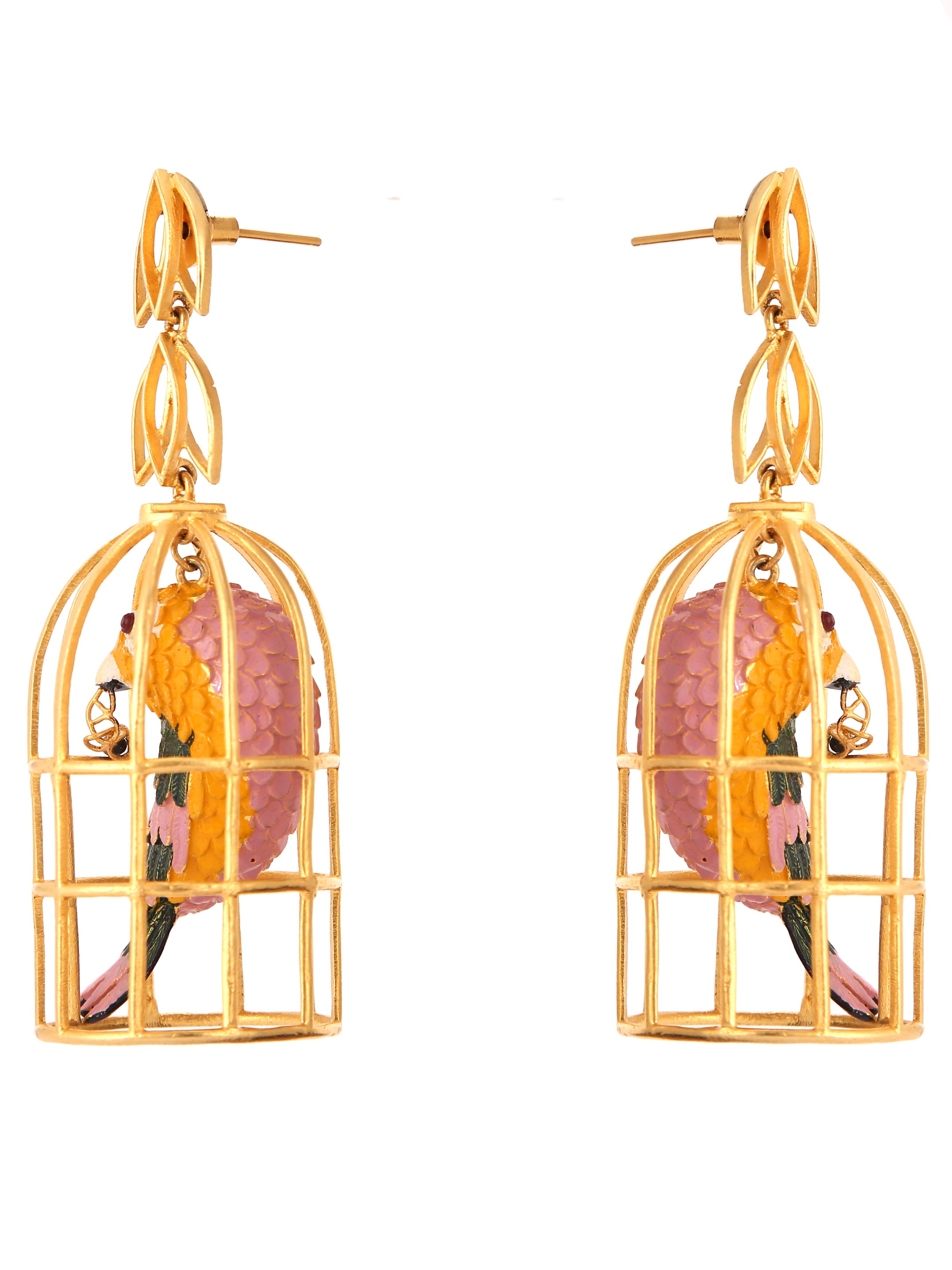 Caged fantasies earrings