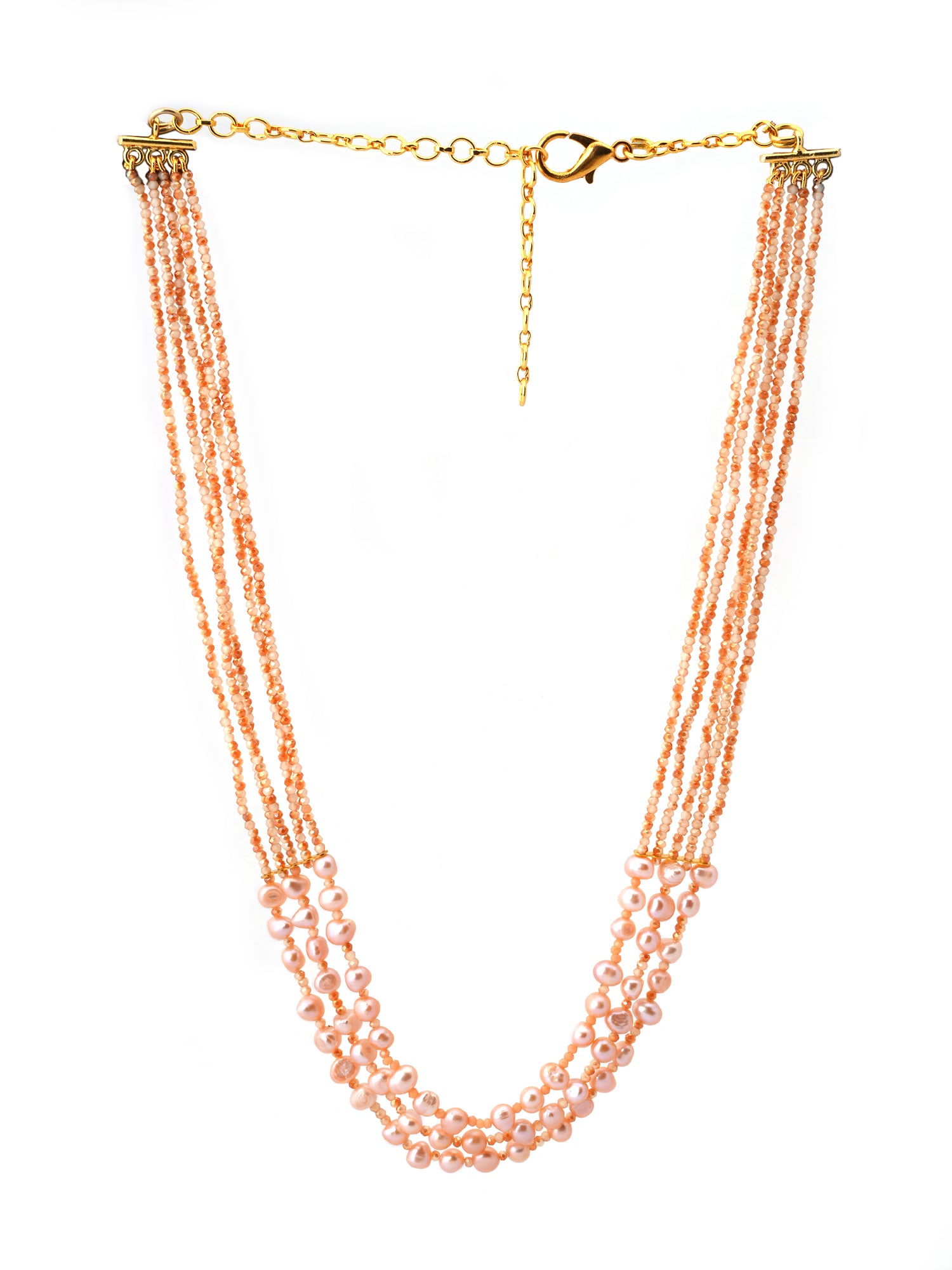 Perzik peach necklace
