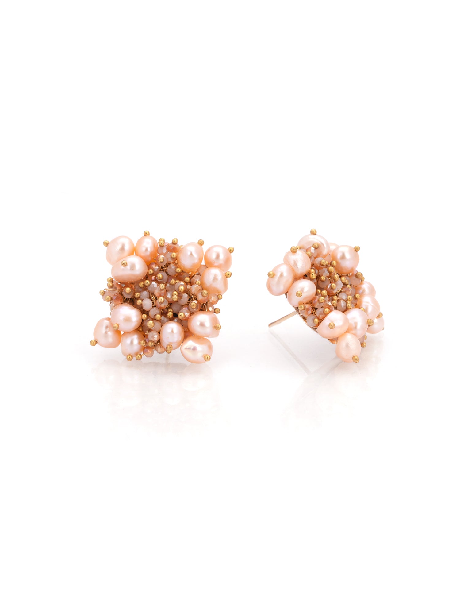 Perzik peach studs