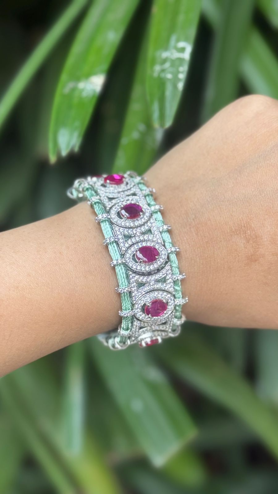 Multicolour Stone Adjustable Bracelet 4