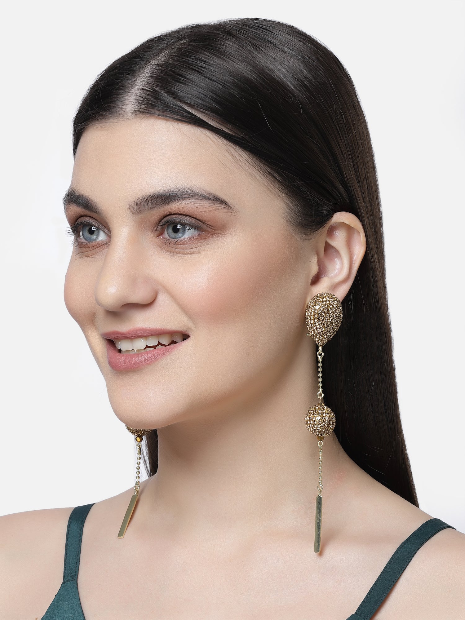 Silver Long Drop Earrings 2