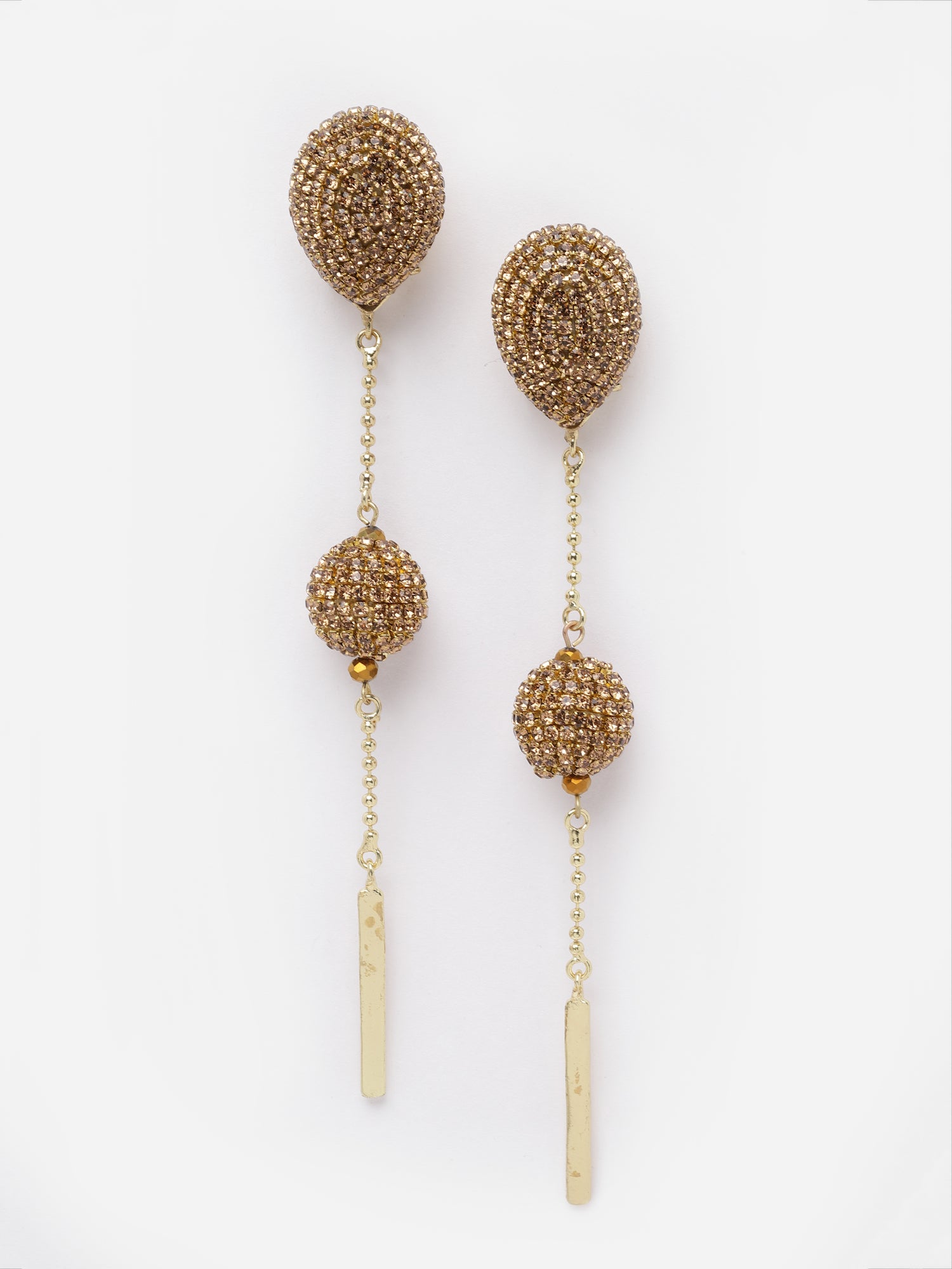 Silver Long Drop Earrings 2