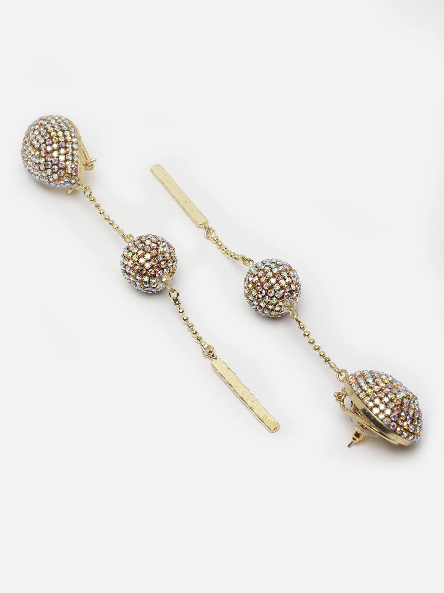 Silver Long Drop Earrings 3