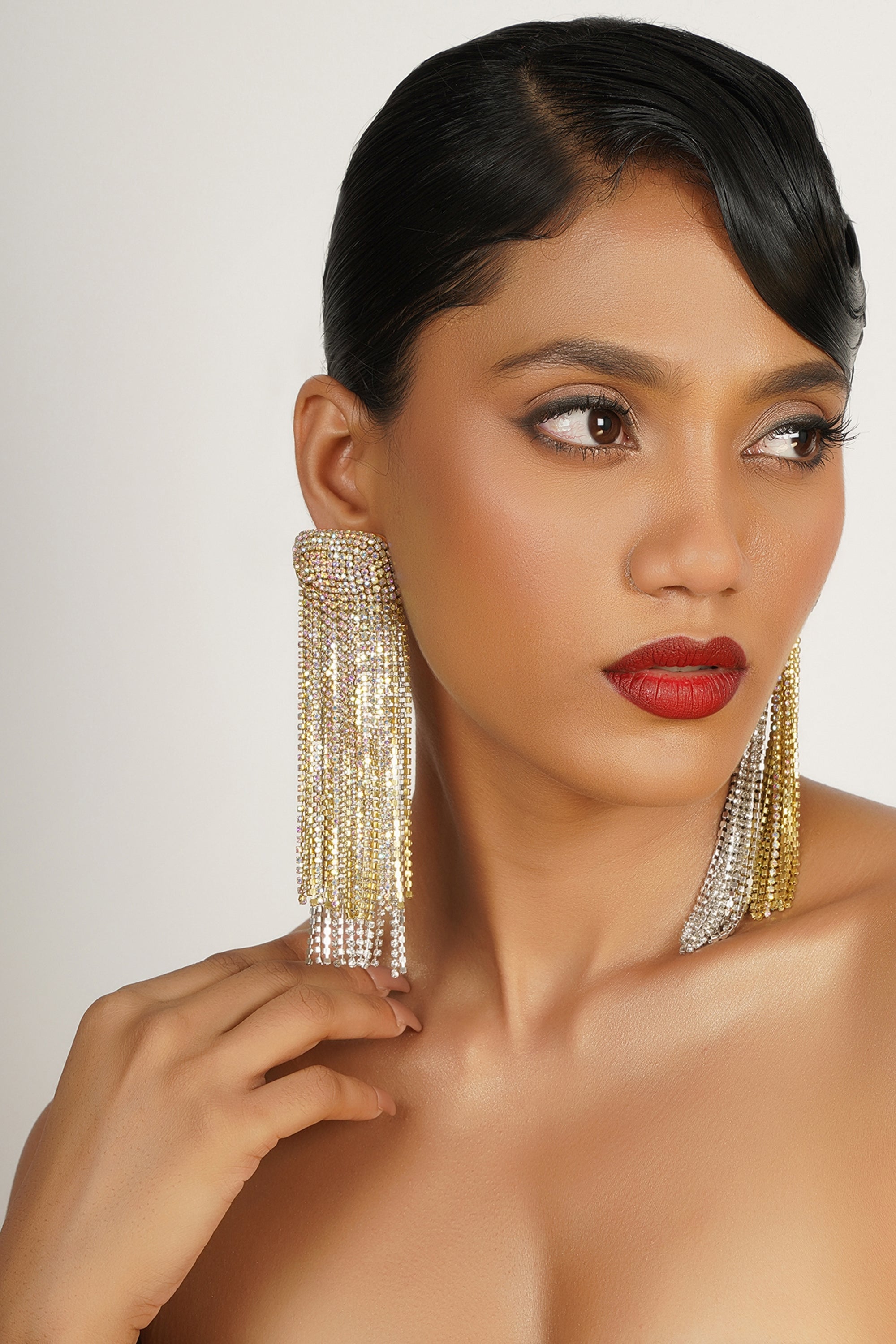 Crystal Long Chain Dangler 3