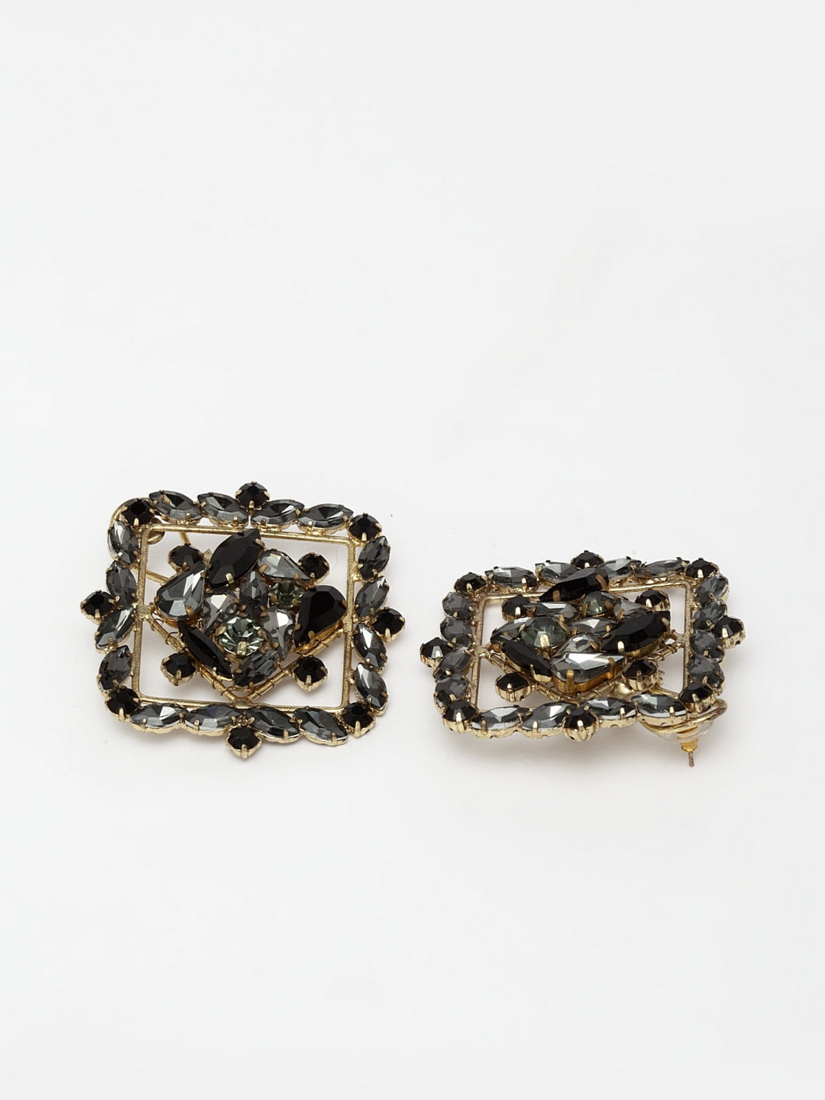 Diamond Shaped Black Stud