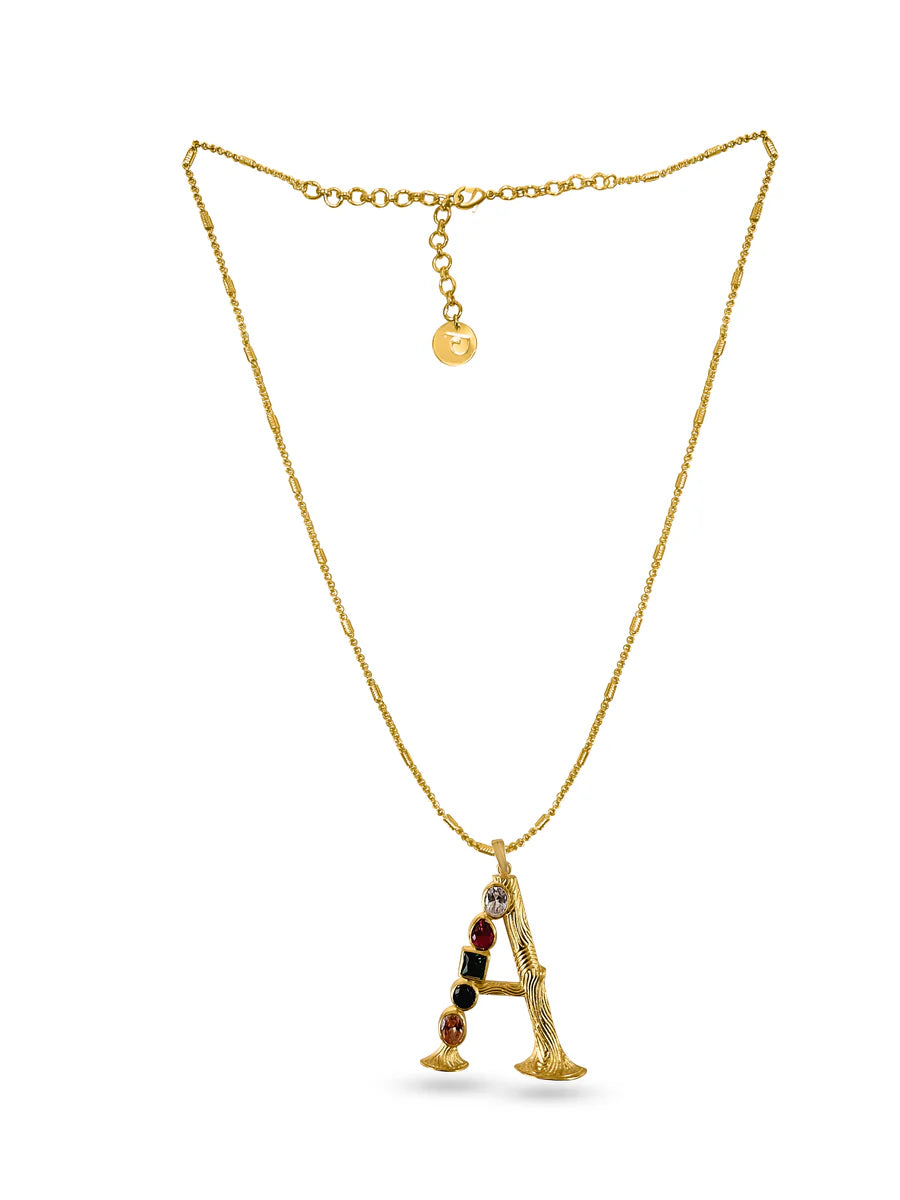 Grande Iniziale Charm Necklace
