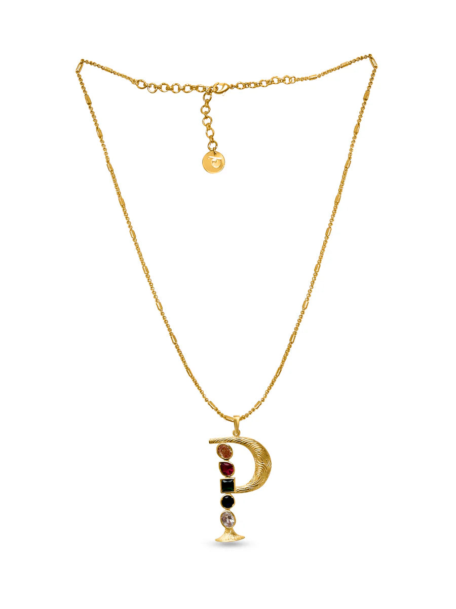 Grande Iniziale Charm Necklace
