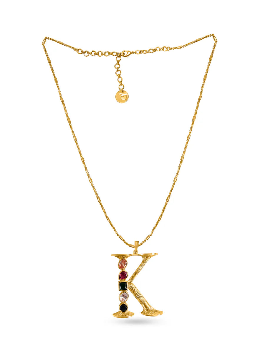 Grande Iniziale Charm Necklace