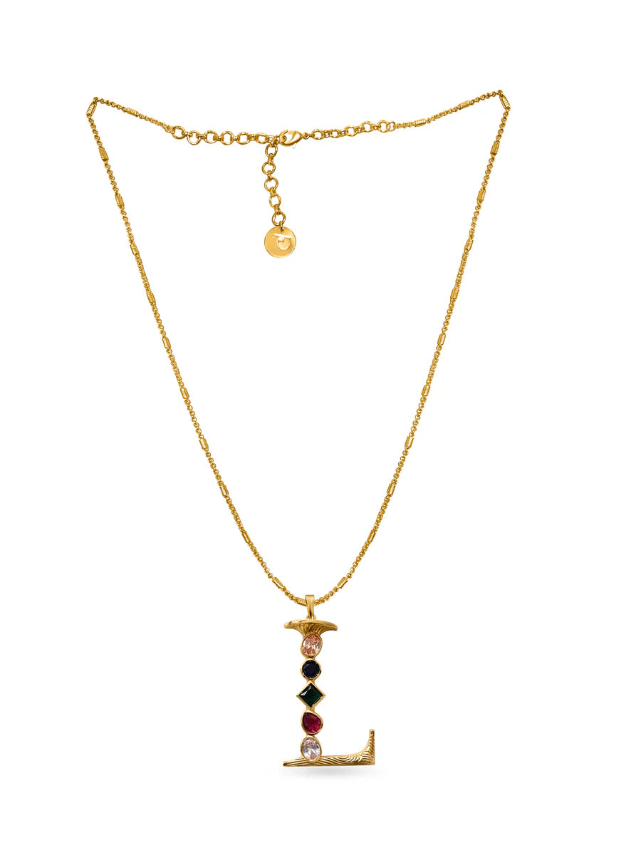 Grande Iniziale Charm Necklace