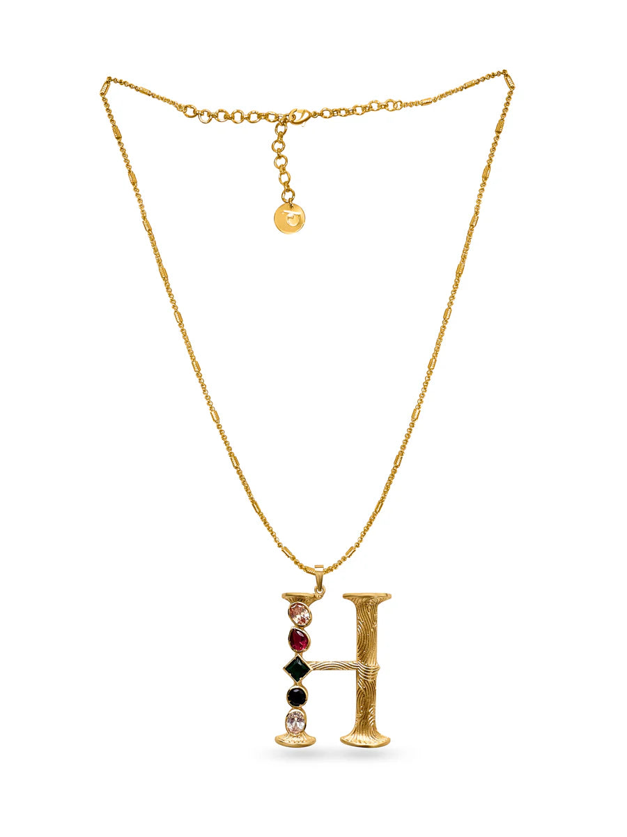 Grande Iniziale Charm Necklace