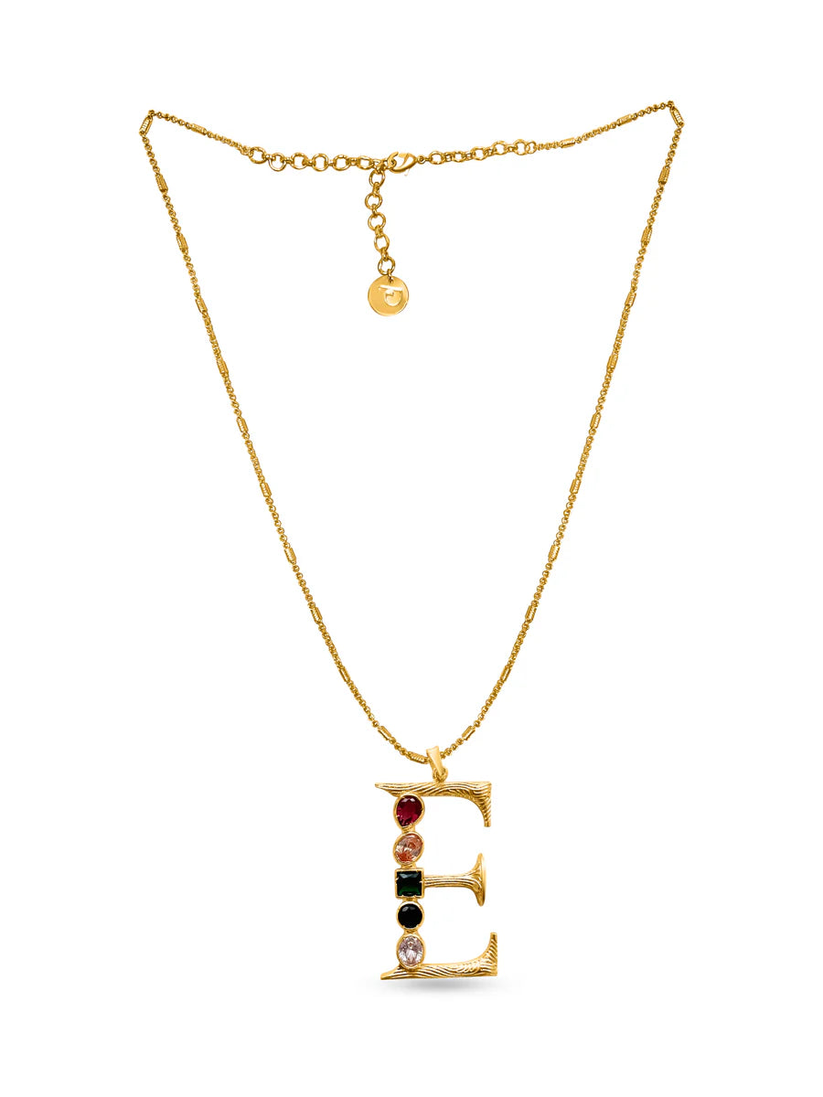 Grande Iniziale Charm Necklace