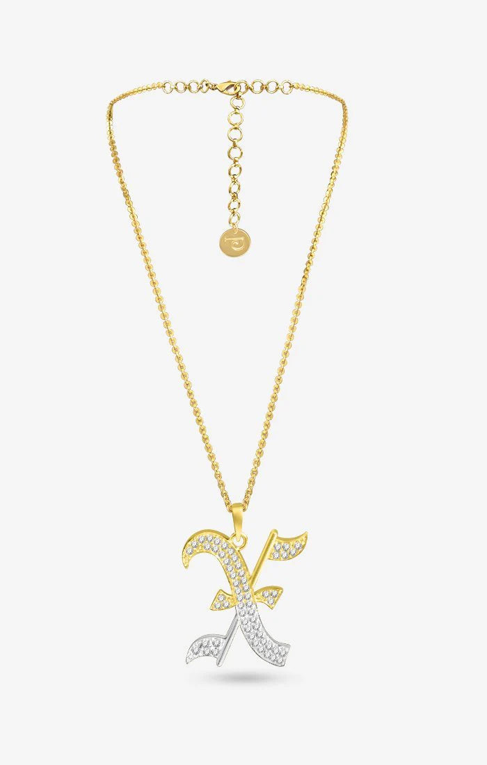 Brillo Iniziale Charm Necklace