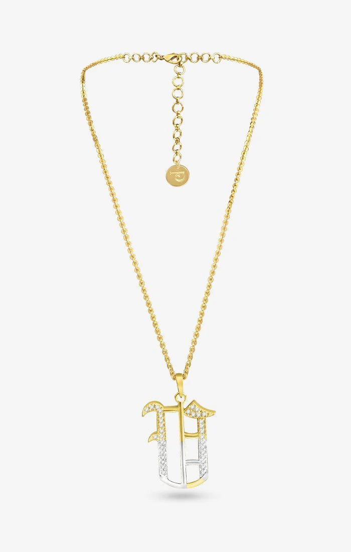 Brillo Iniziale Charm Necklace
