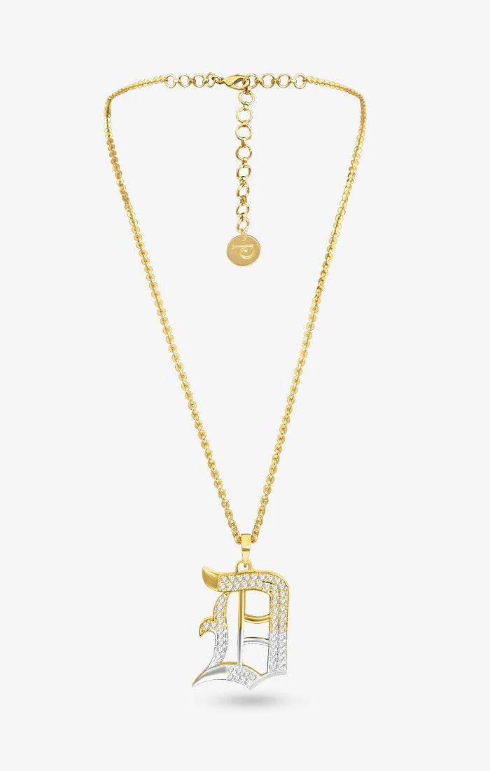 Brillo Iniziale Charm Necklace