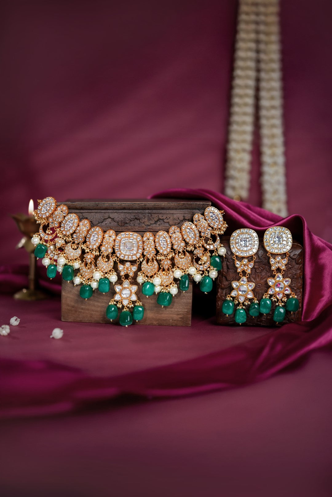 Handcrafted Bridal necklace set