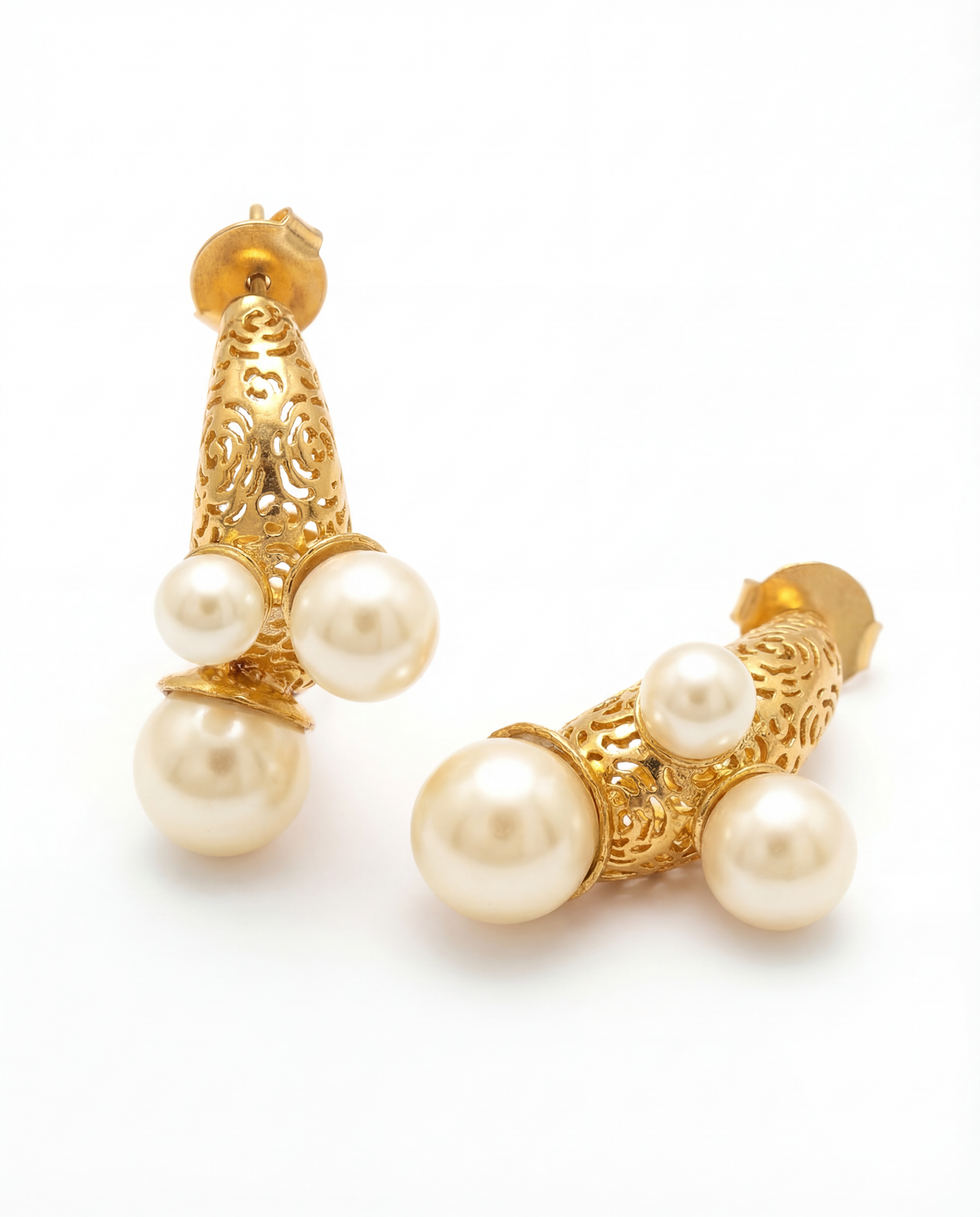 Audrey Pearl Hoops