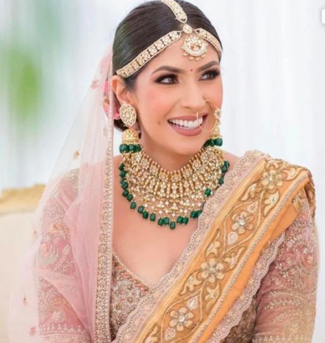 Chandshape Floral Jadtar Mathapatti